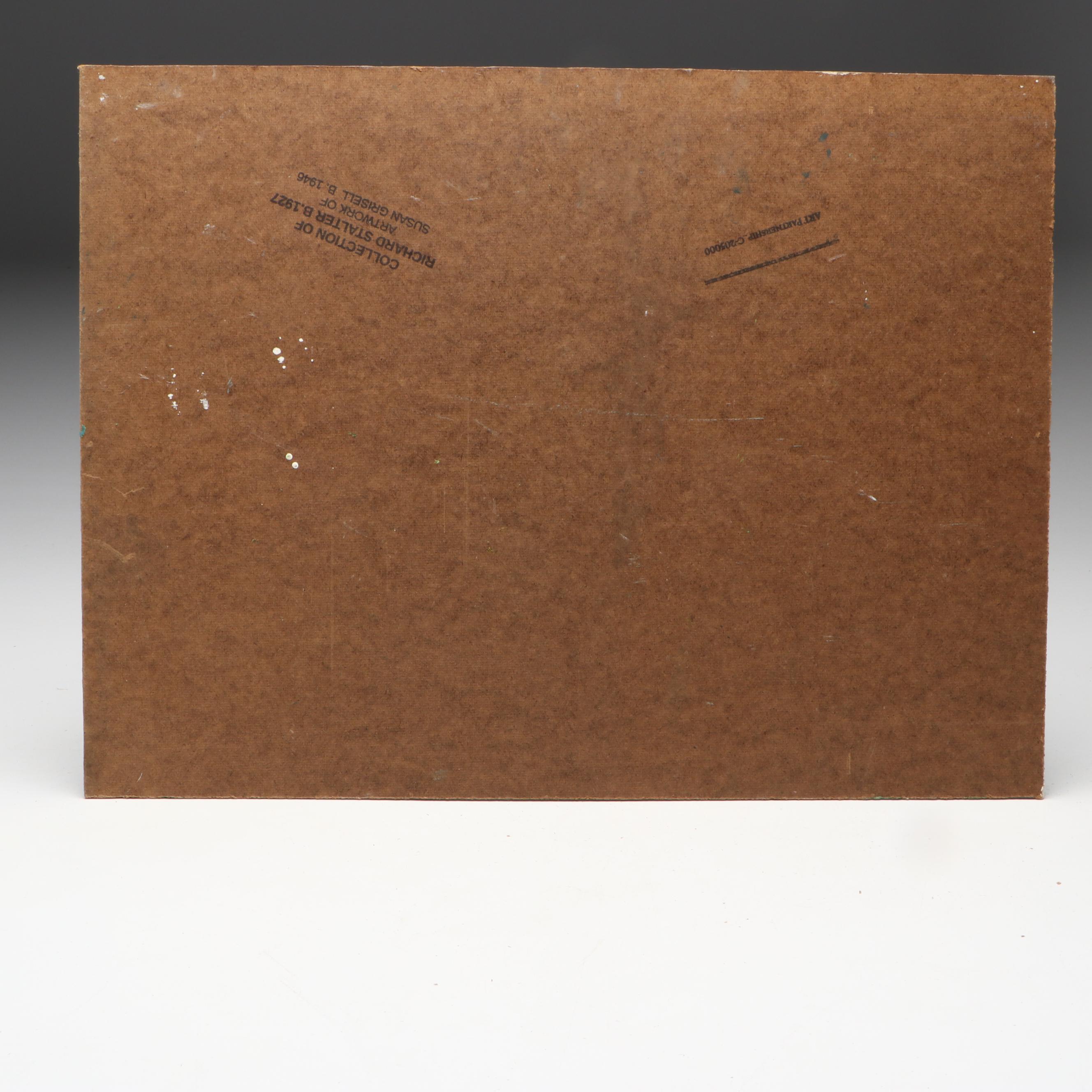 Susan Grisell Forest Path Oil Painting, 2007