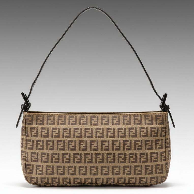 Fendi Small Shoulder Bag 8BR042 in Zucchino Canvas