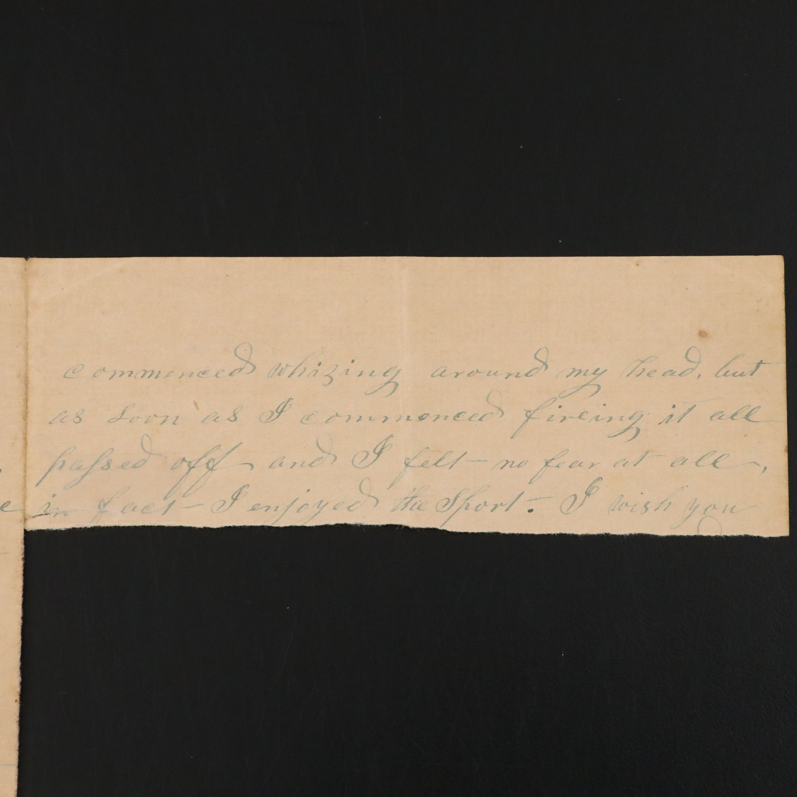 1862 Confederate Soldier's Letter from the Second Battle of Manassas