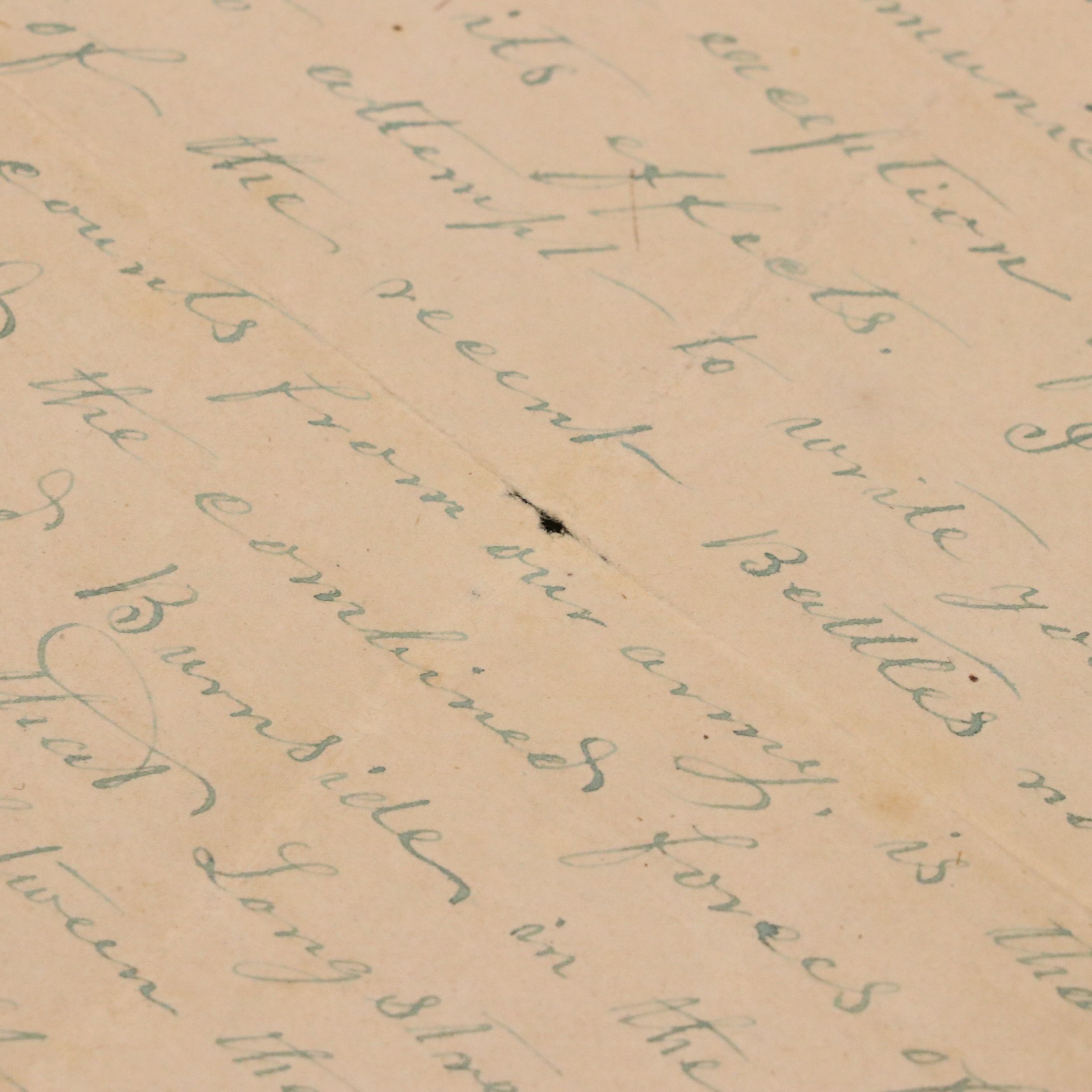 1862 Confederate Soldier's Letter from the Second Battle of Manassas