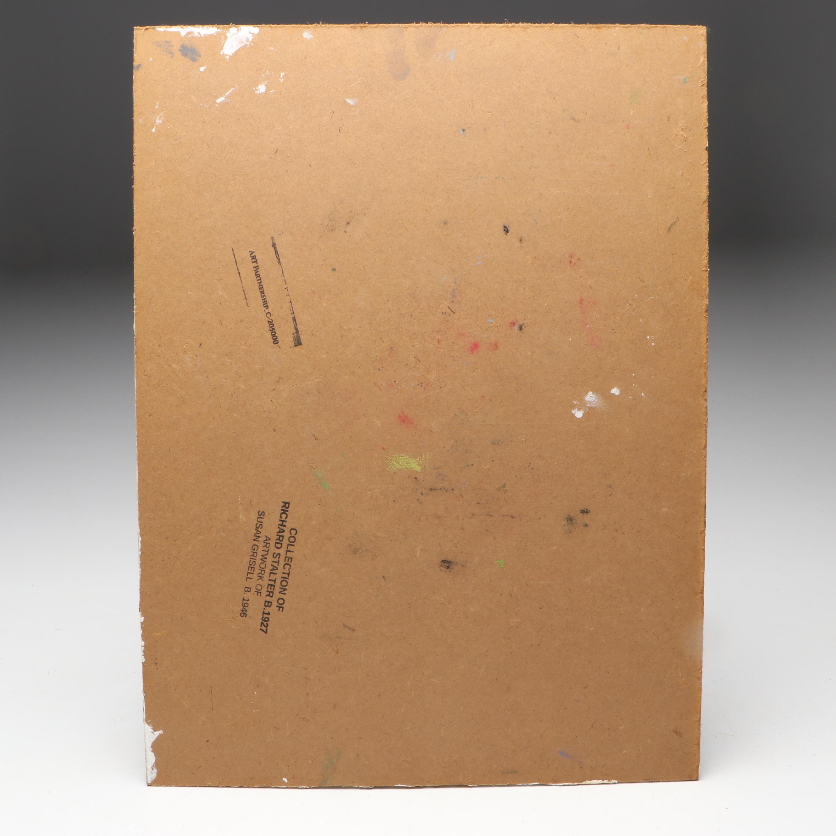 Susan Grisell New England Farmhouse Oil Painting, 2001