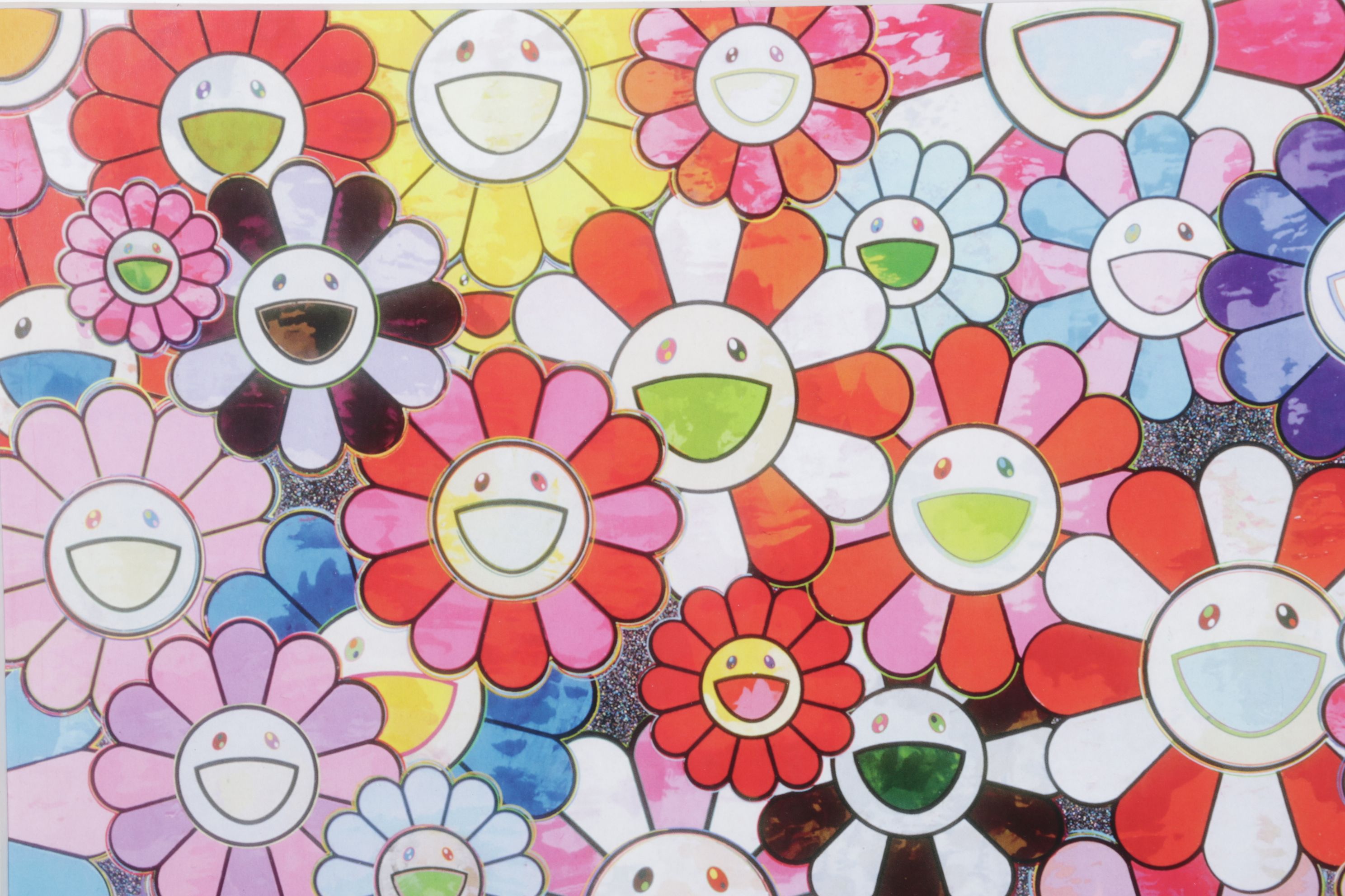 Offset Lithograph After Takashi Murakami "Shangri-La Pink (Detail)", 2018