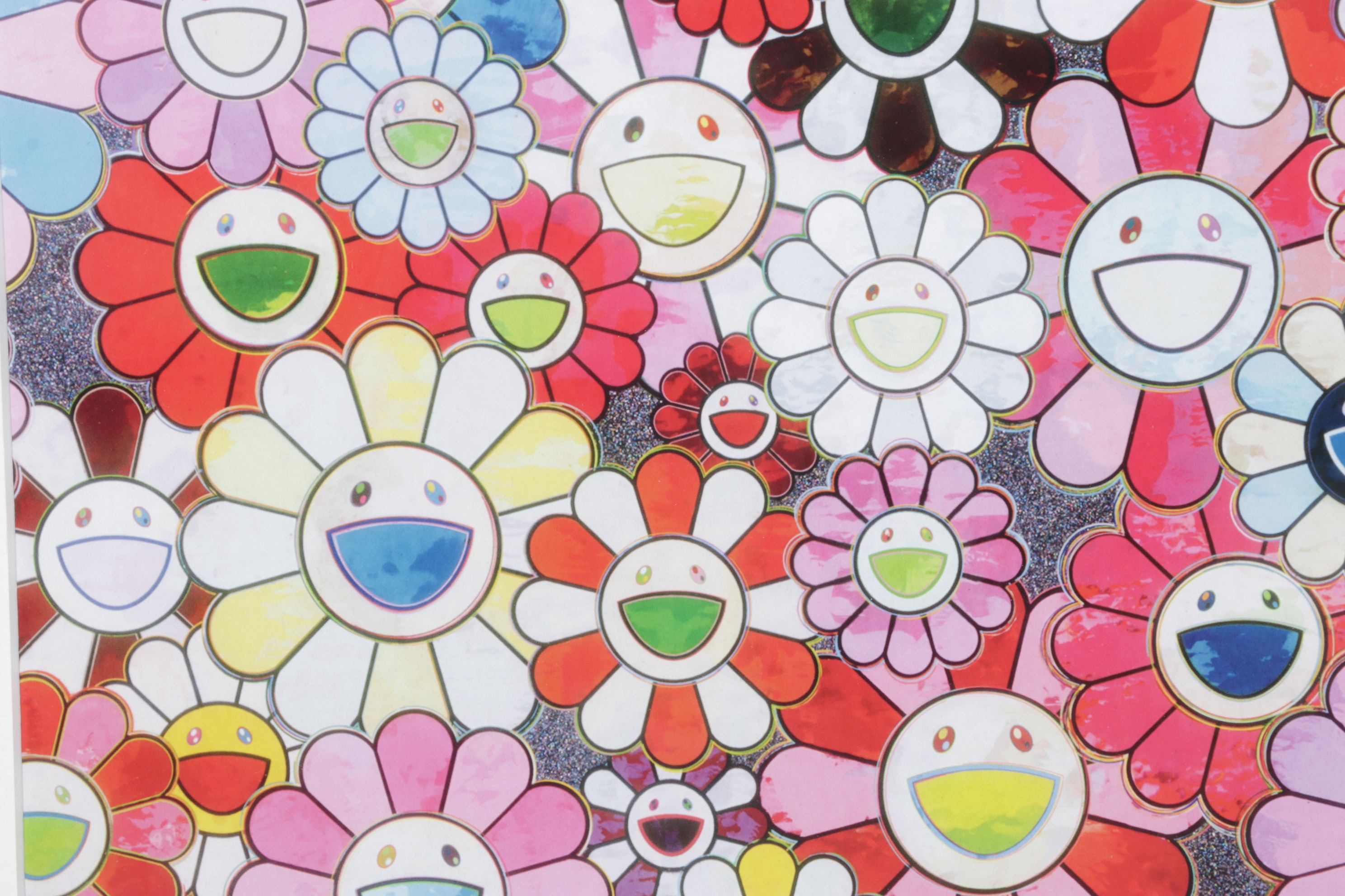 Offset Lithograph After Takashi Murakami "Shangri-La Pink (Detail)", 2018