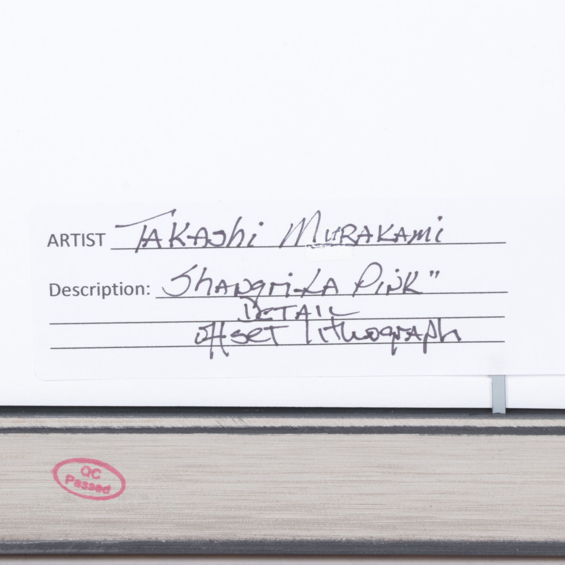 Offset Lithograph After Takashi Murakami "Shangri-La Pink (Detail)", 2018