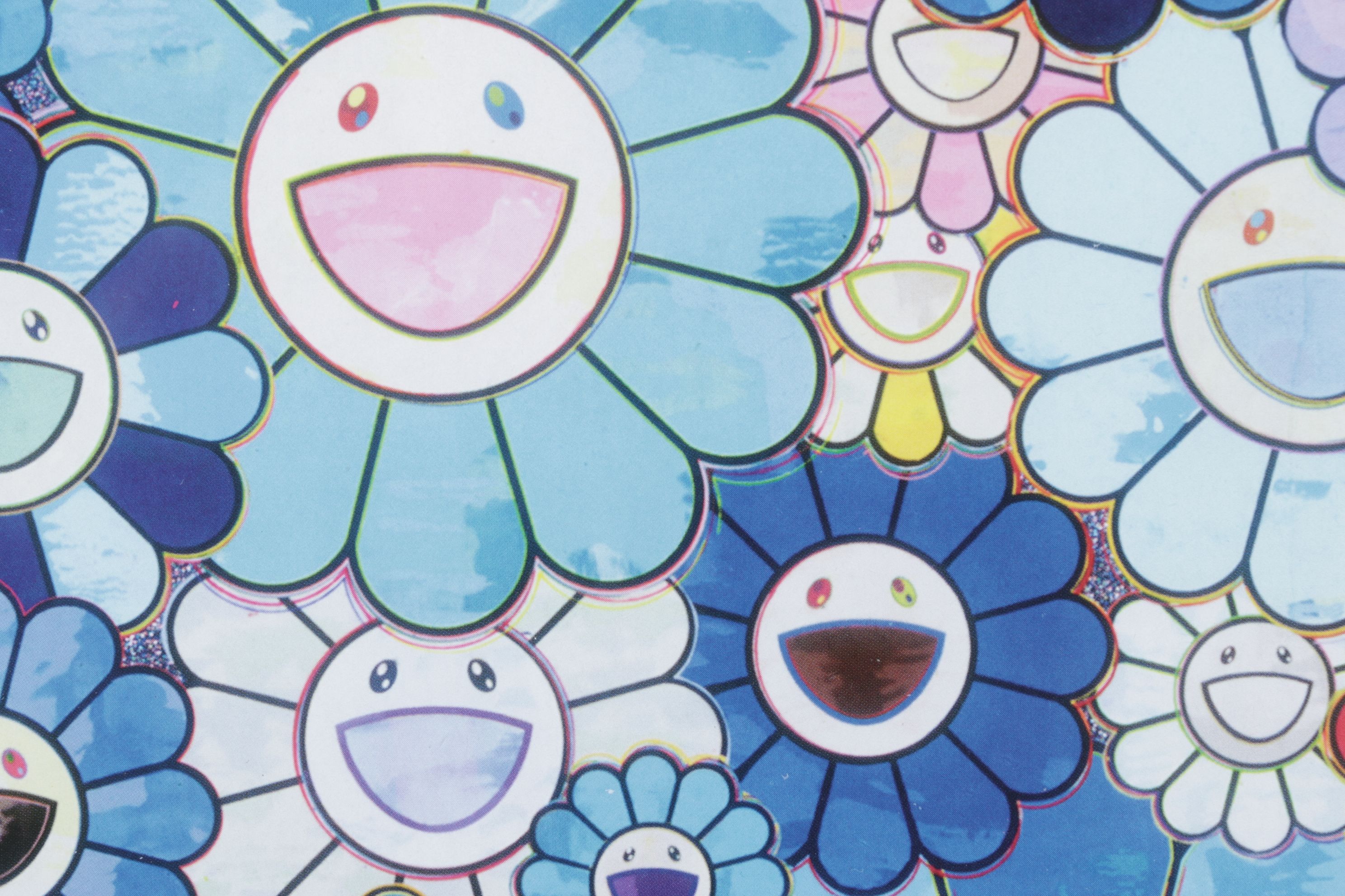 Offset Lithograph After Takashi Murakami "Shangri-La Blue" (Detail), 2018