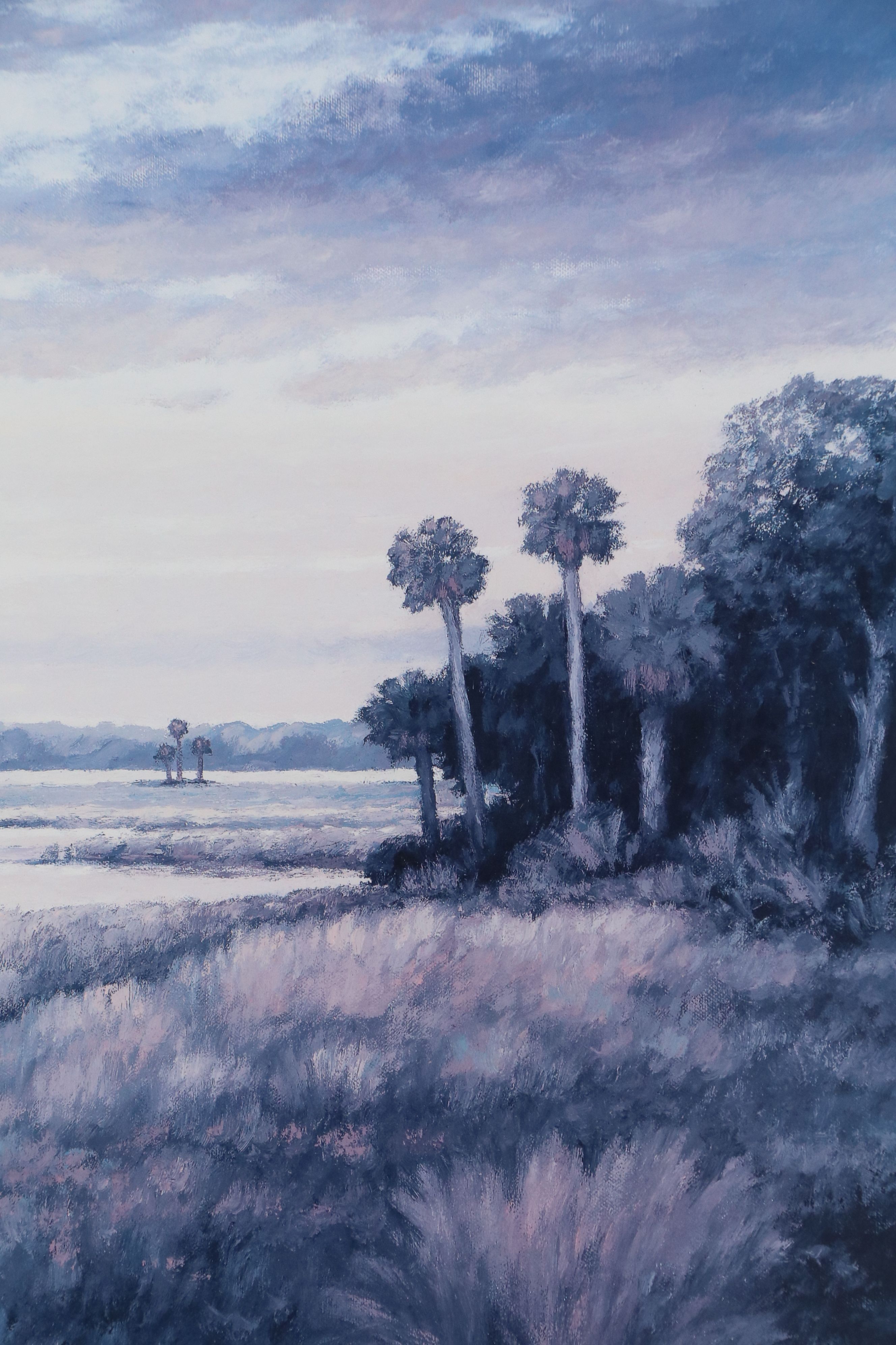 Marsh Landscape Offset Lithograph, 21st Century