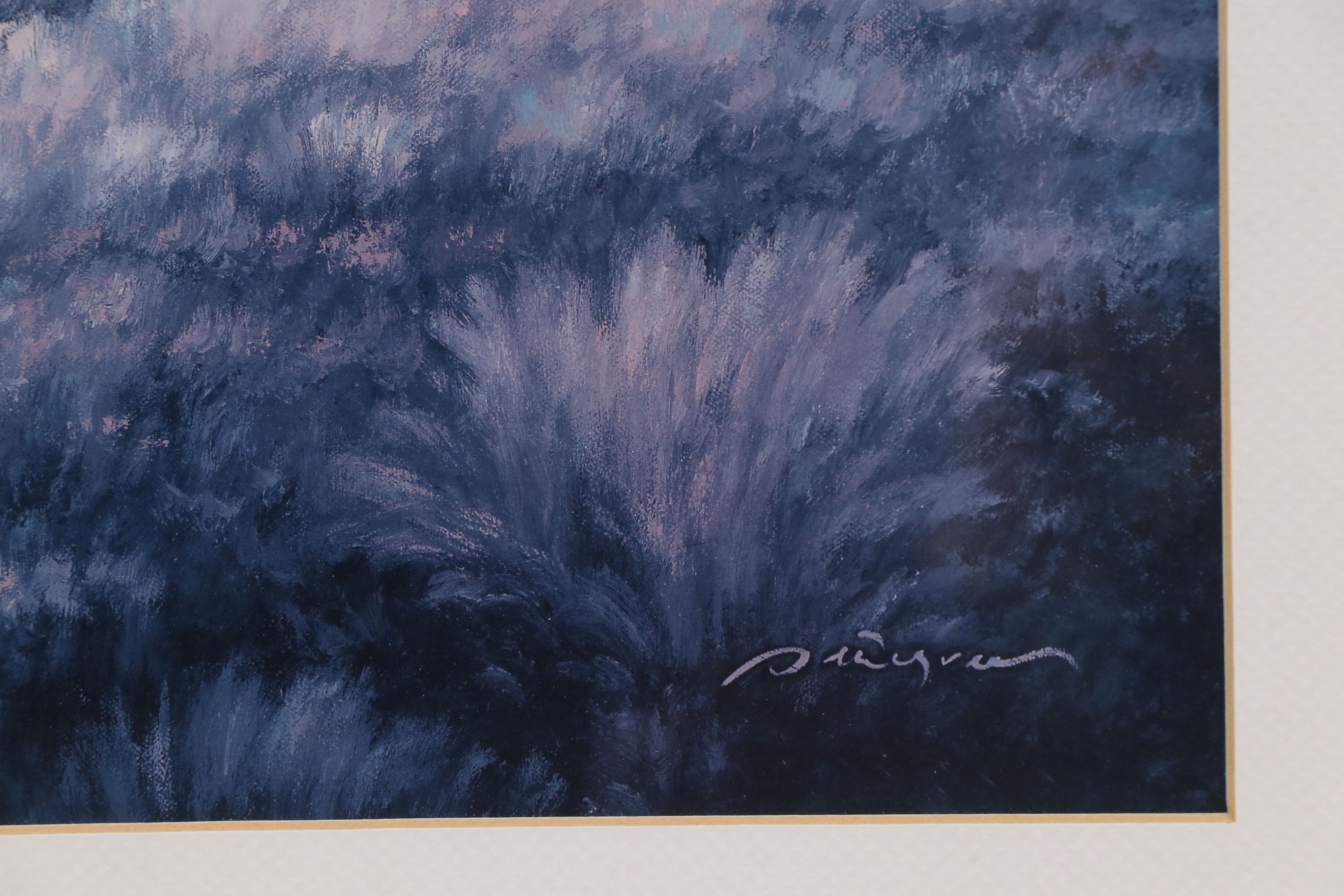 Marsh Landscape Offset Lithograph, 21st Century