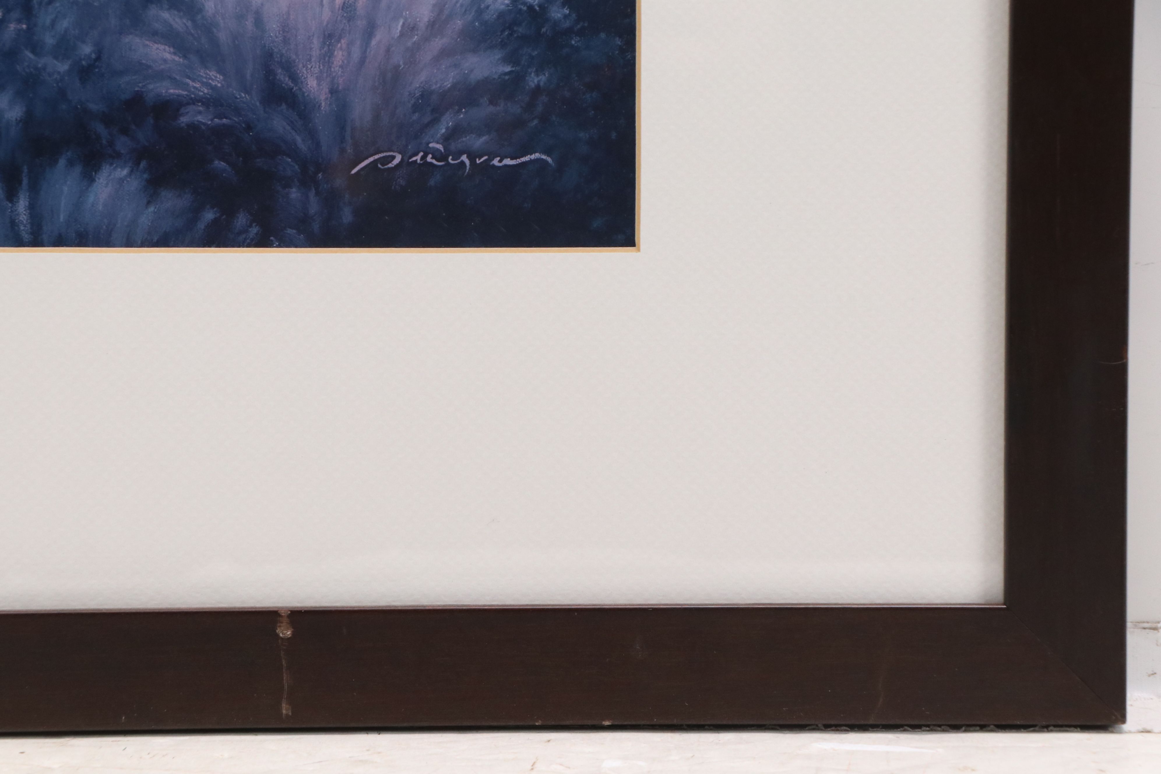 Marsh Landscape Offset Lithograph, 21st Century