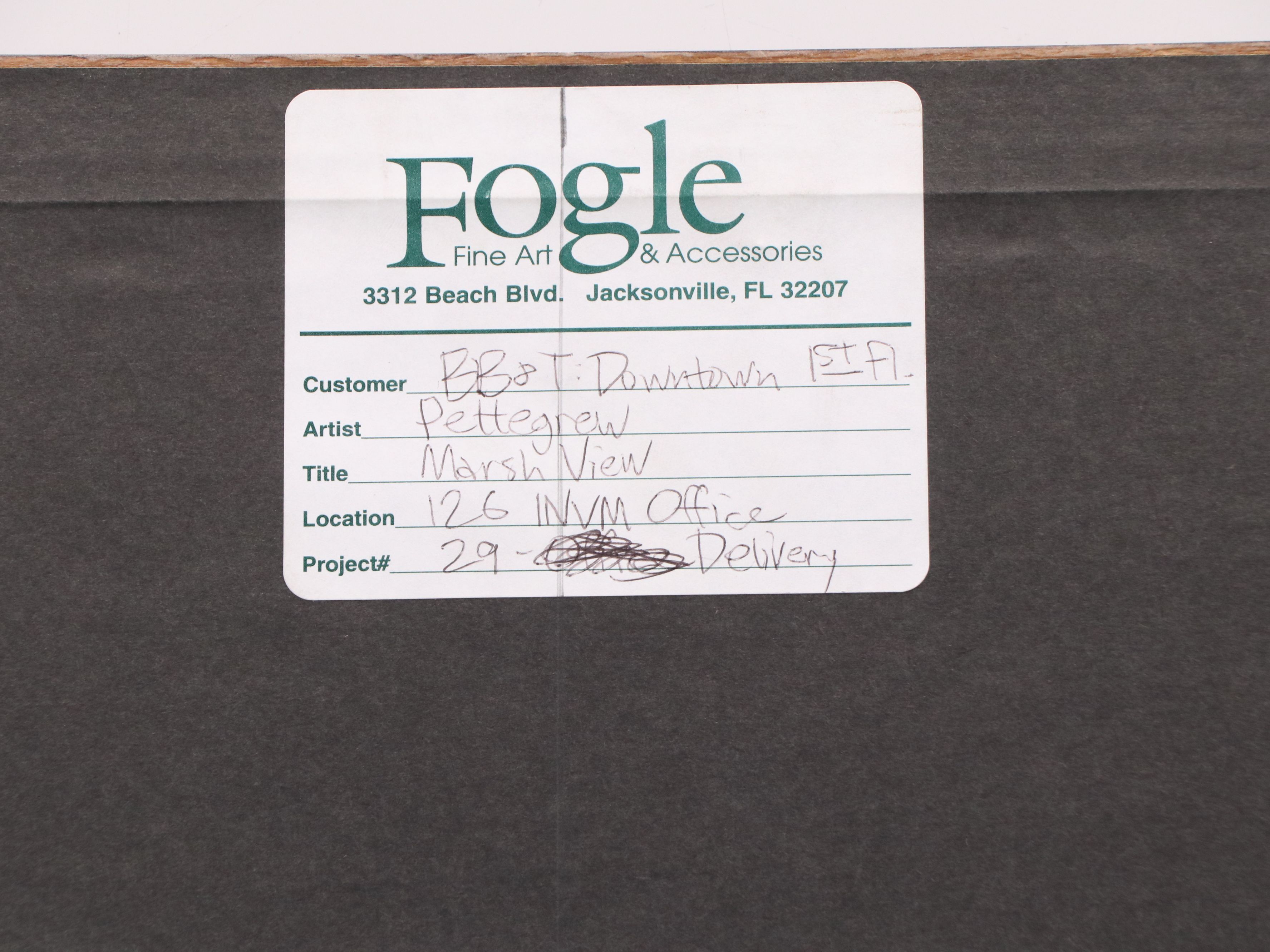 Marsh Landscape Offset Lithograph, 21st Century