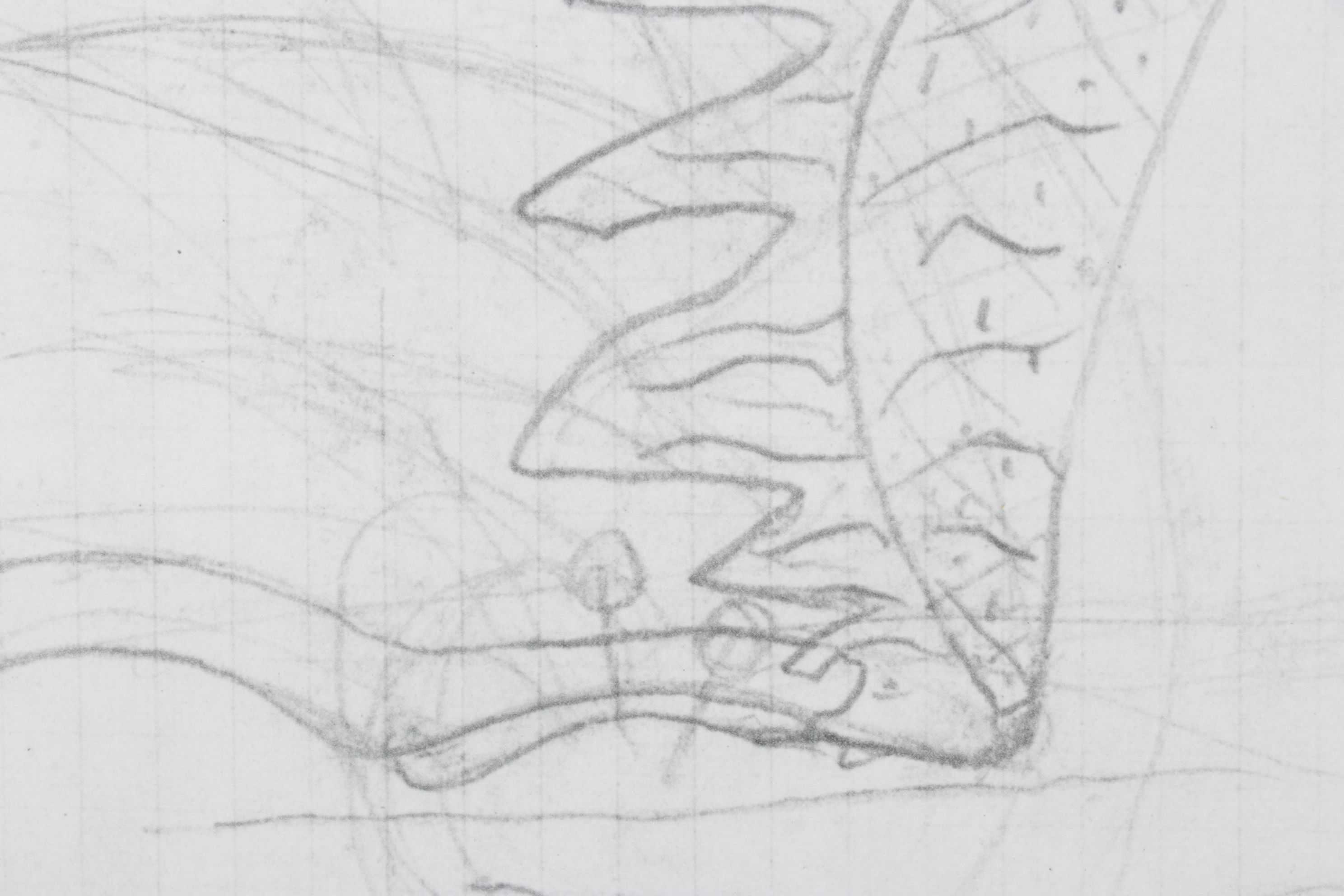 Rotogravure After Georges Braque Figural Study Illustration of a Horse, 1955