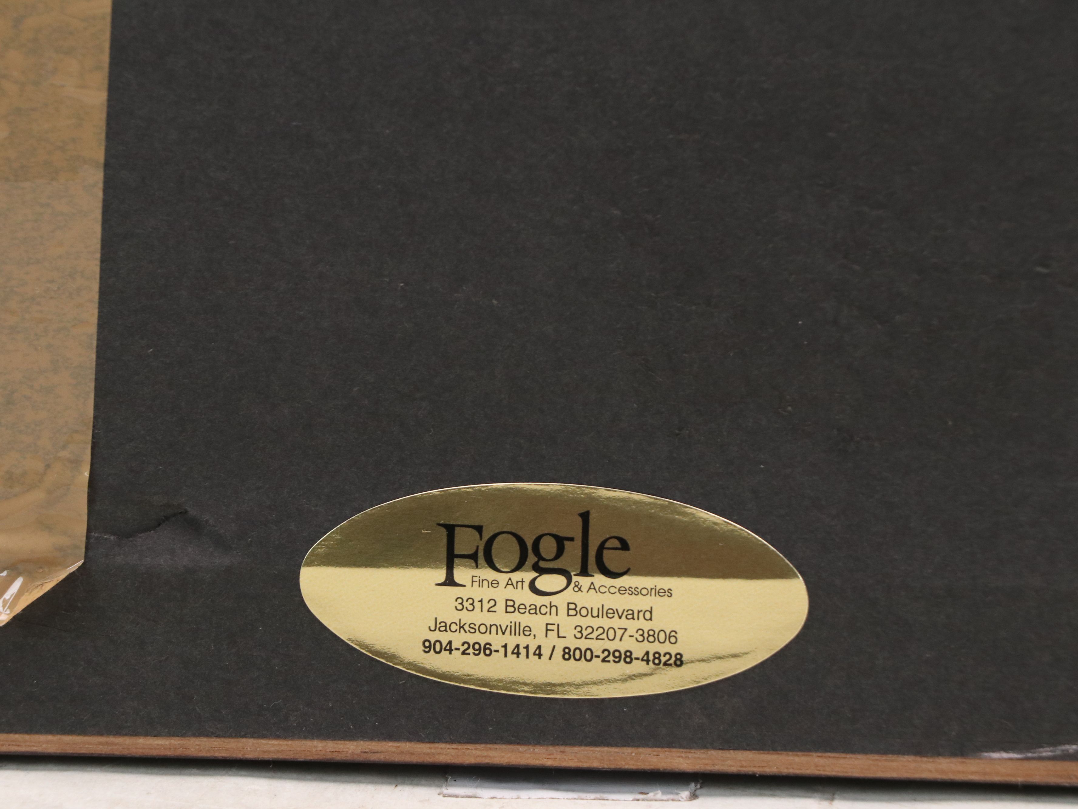 Marsh Landscape Offset Lithograph, 21st Century