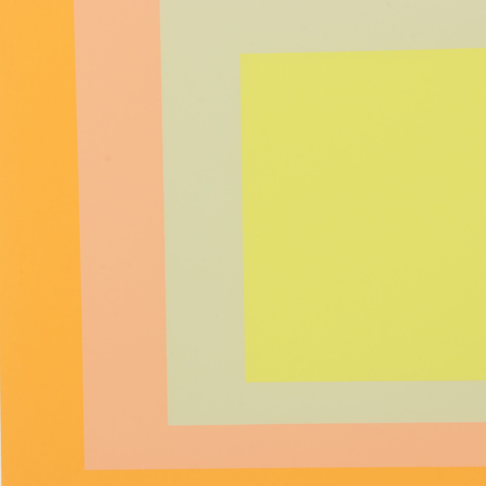 Designed by Josef Albers Serigraph From the "Homage to the Square" Series, 1972