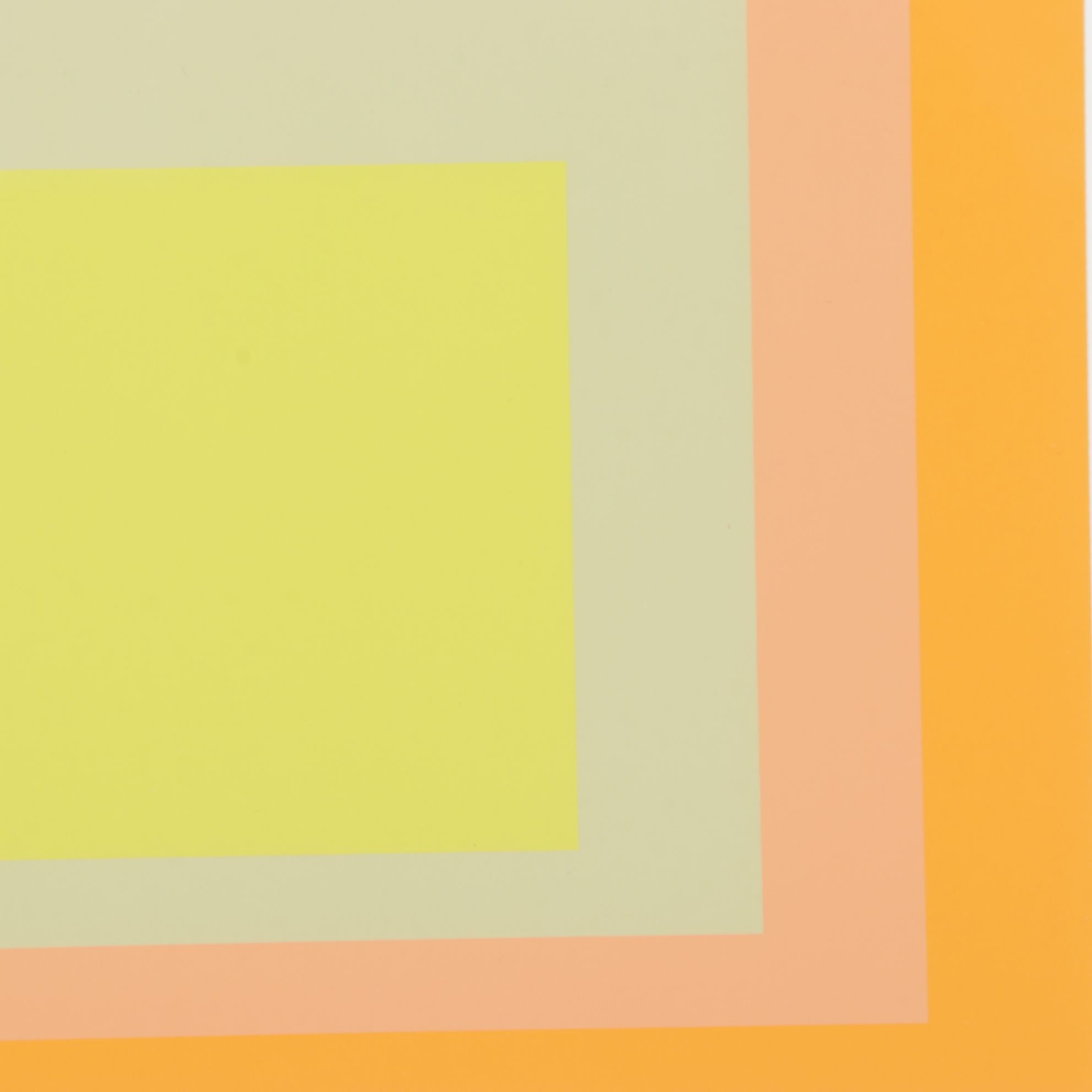 Designed by Josef Albers Serigraph From the "Homage to the Square" Series, 1972