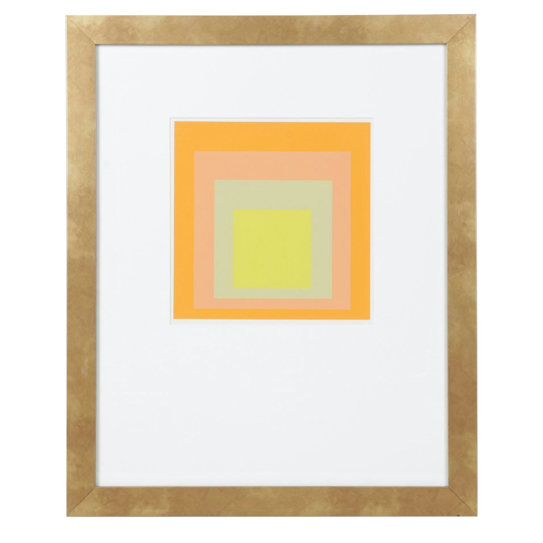 Designed by Josef Albers Serigraph From the "Homage to the Square" Series, 1972