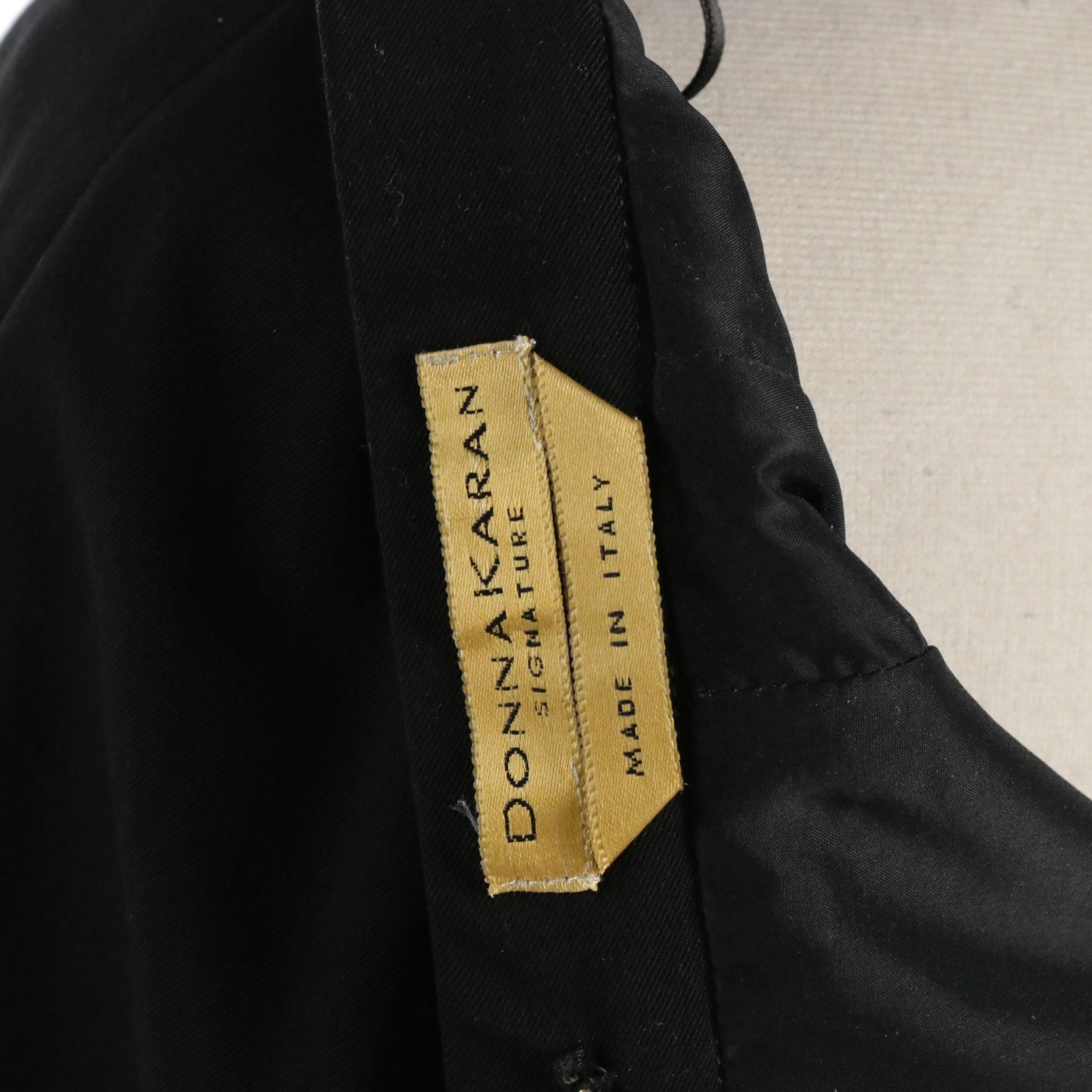 Escada Brown Velvet Trousers with Tag & Donna Karan Signature Black Pencil Skirt