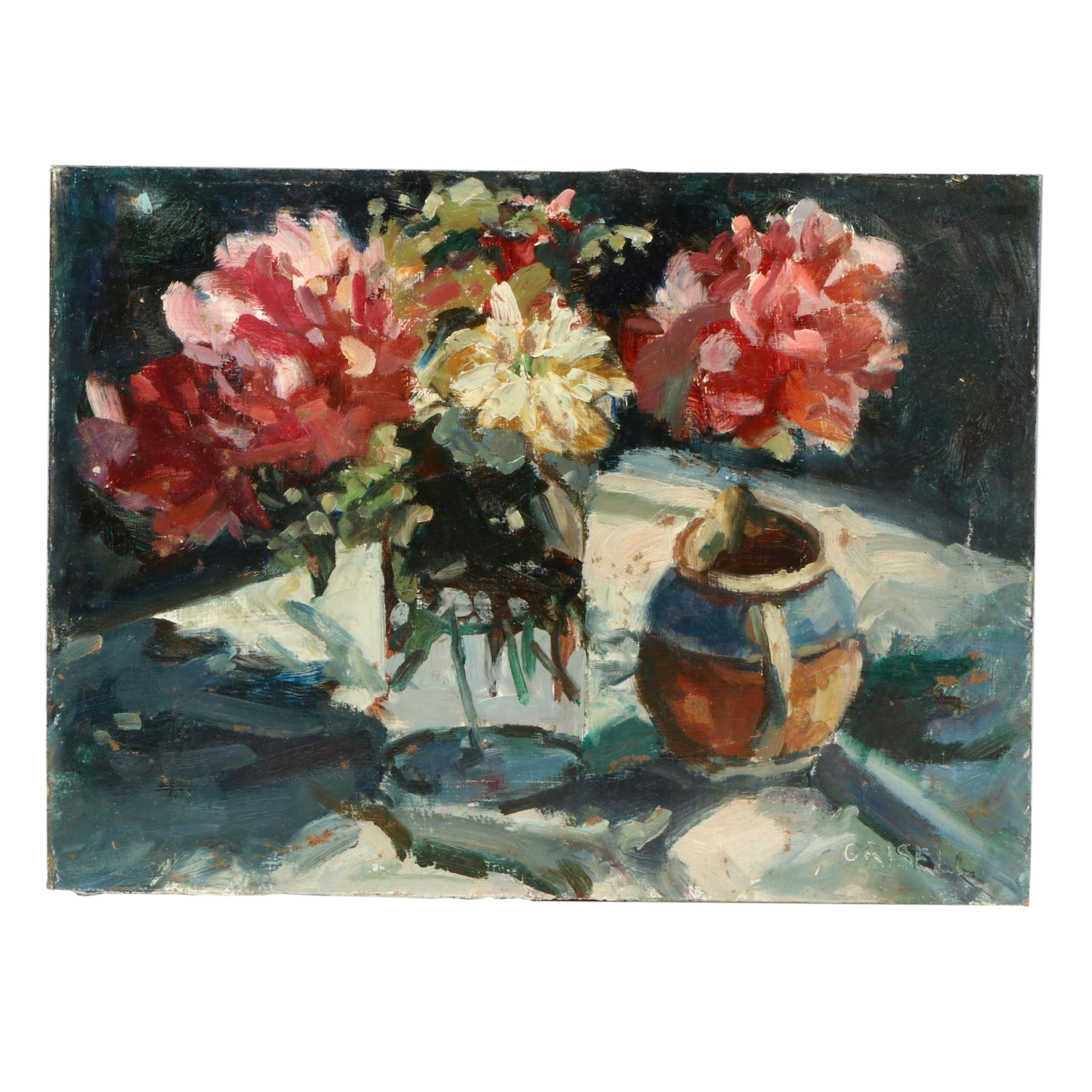 Susan Grisell Floral Still Life Oil Painting