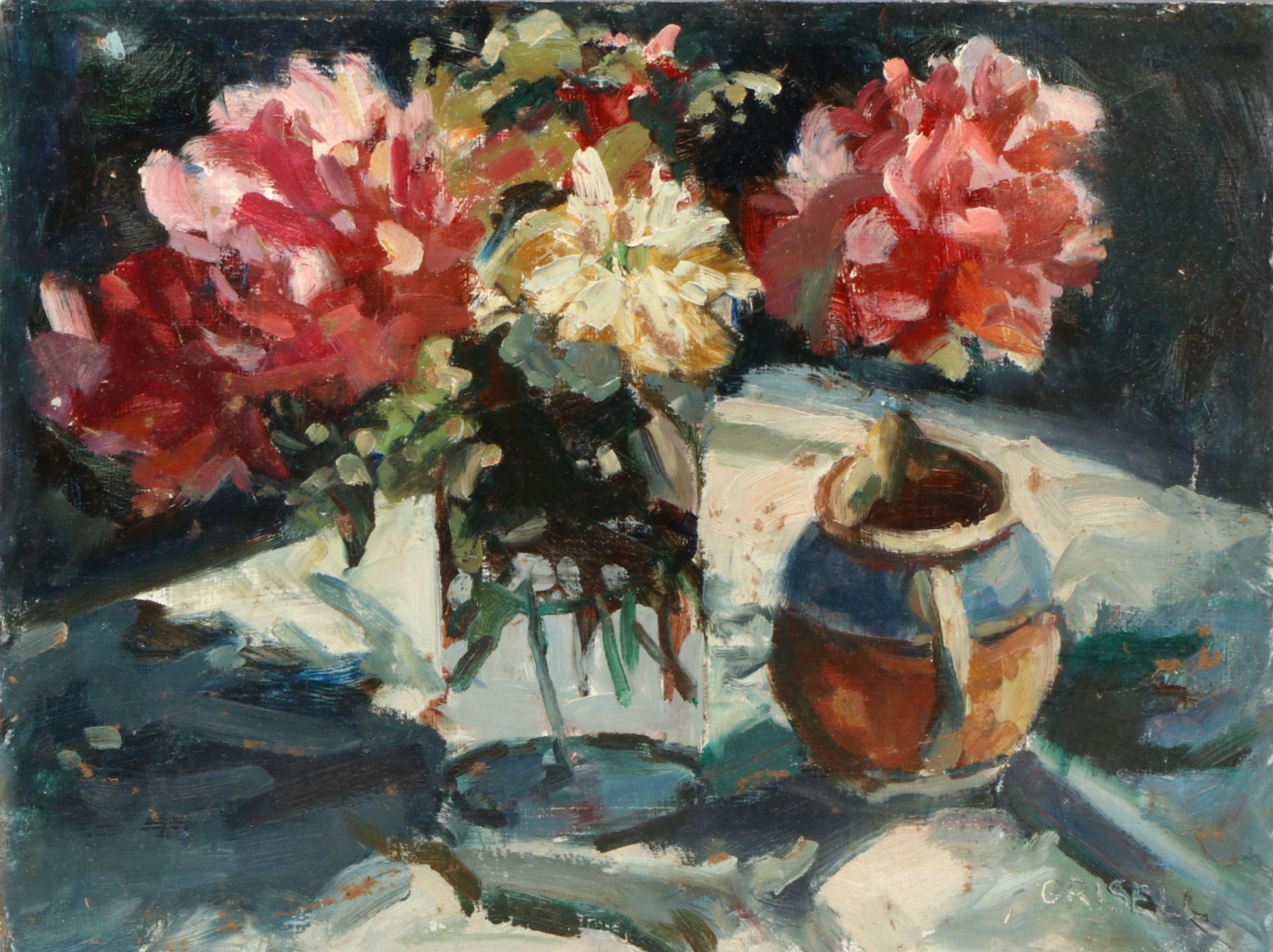 Susan Grisell Floral Still Life Oil Painting
