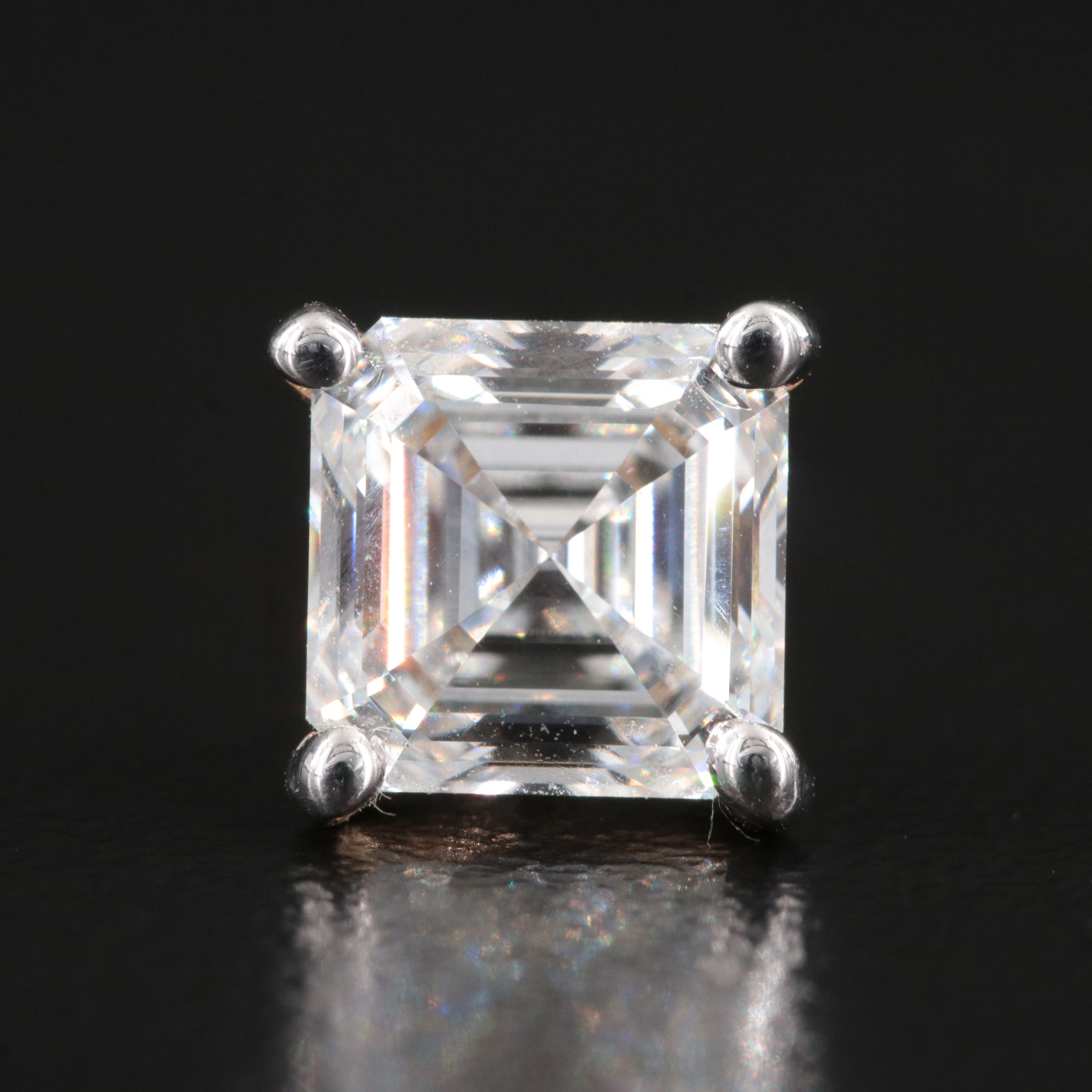 14K 2.92 CTW Lab Grown Diamond Stud Earrings with IGI Reports