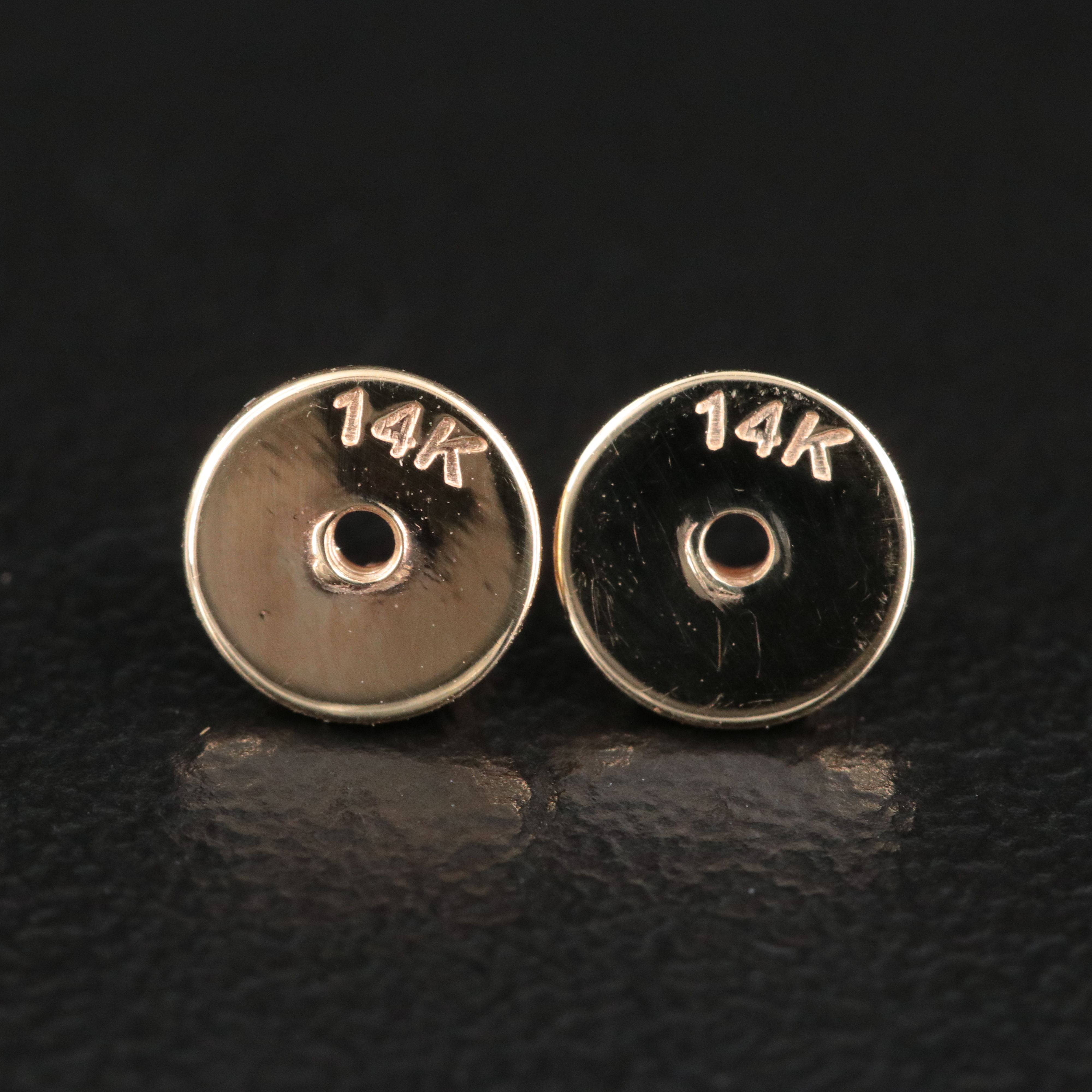 14K 2.92 CTW Lab Grown Diamond Stud Earrings with IGI Reports