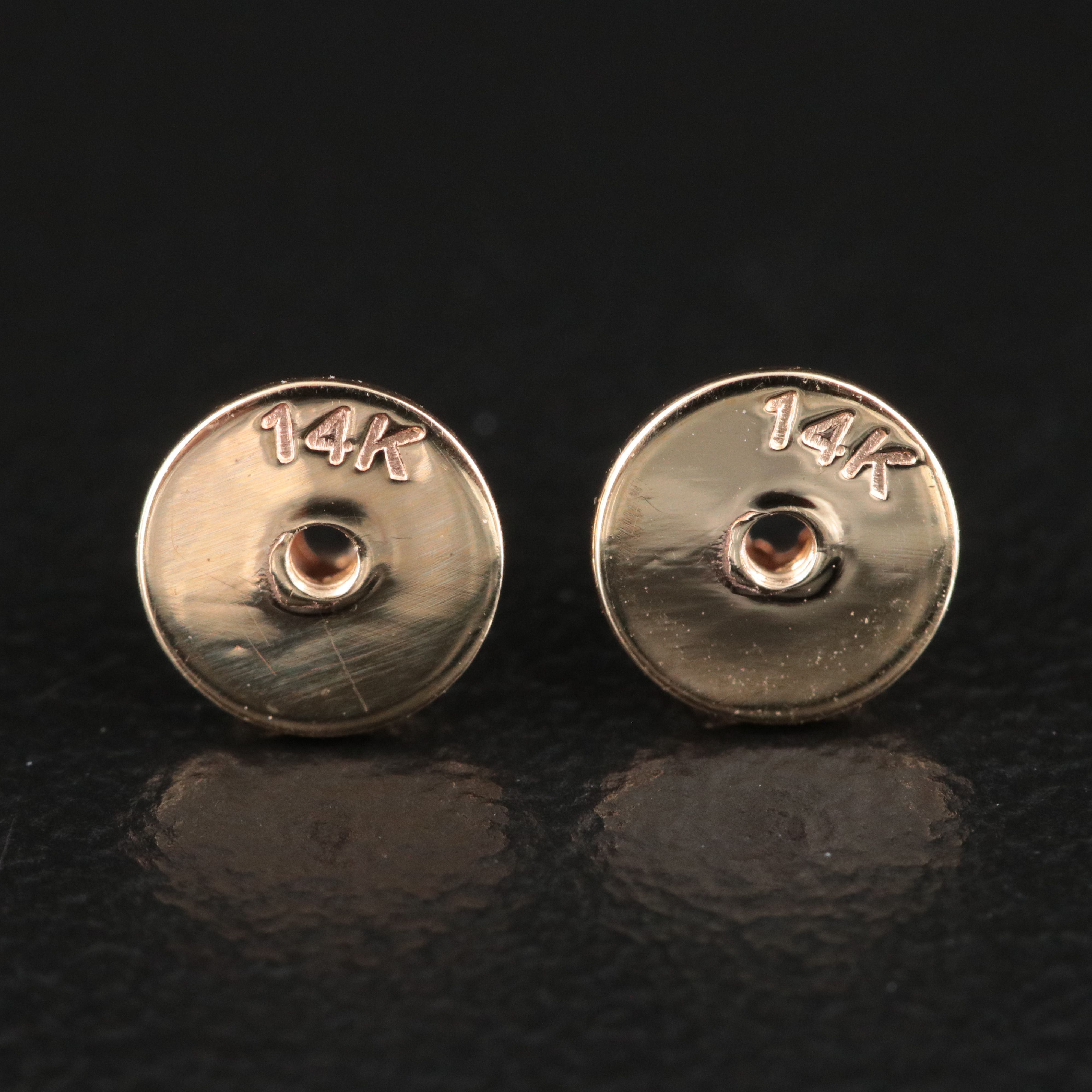 14K 5.06 CTW Lab Grown Diamond Stud Earrings with IGI Reports