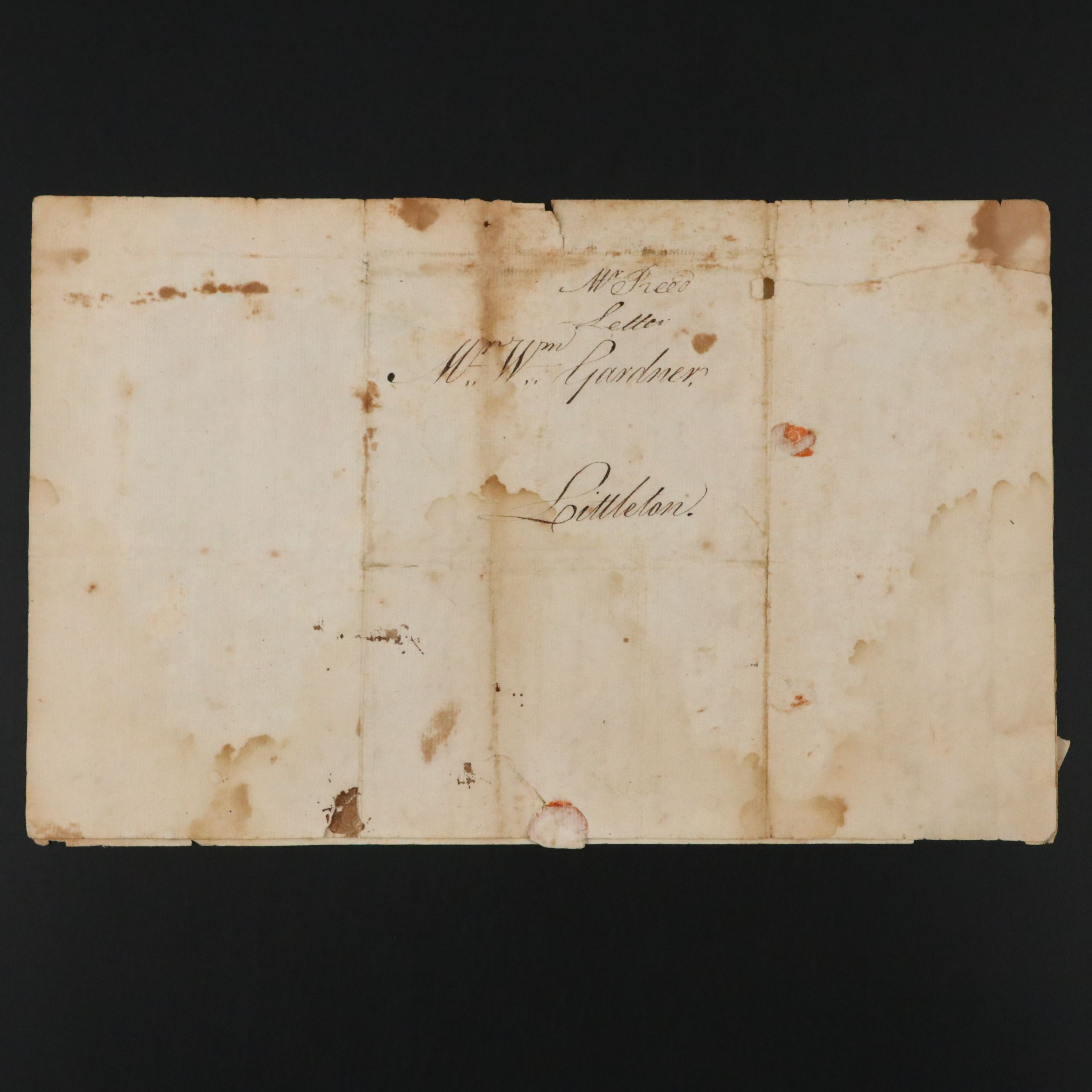 1782 Post–American Revolutionary War Commerce Letter