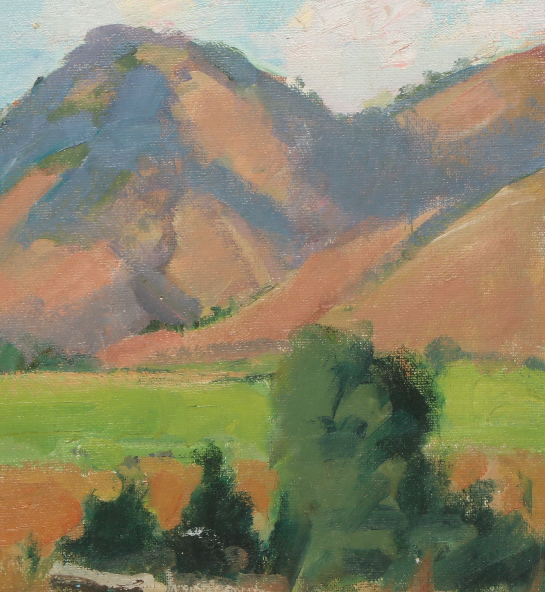 Susan Grisell Mountain Landscape Oil Painting