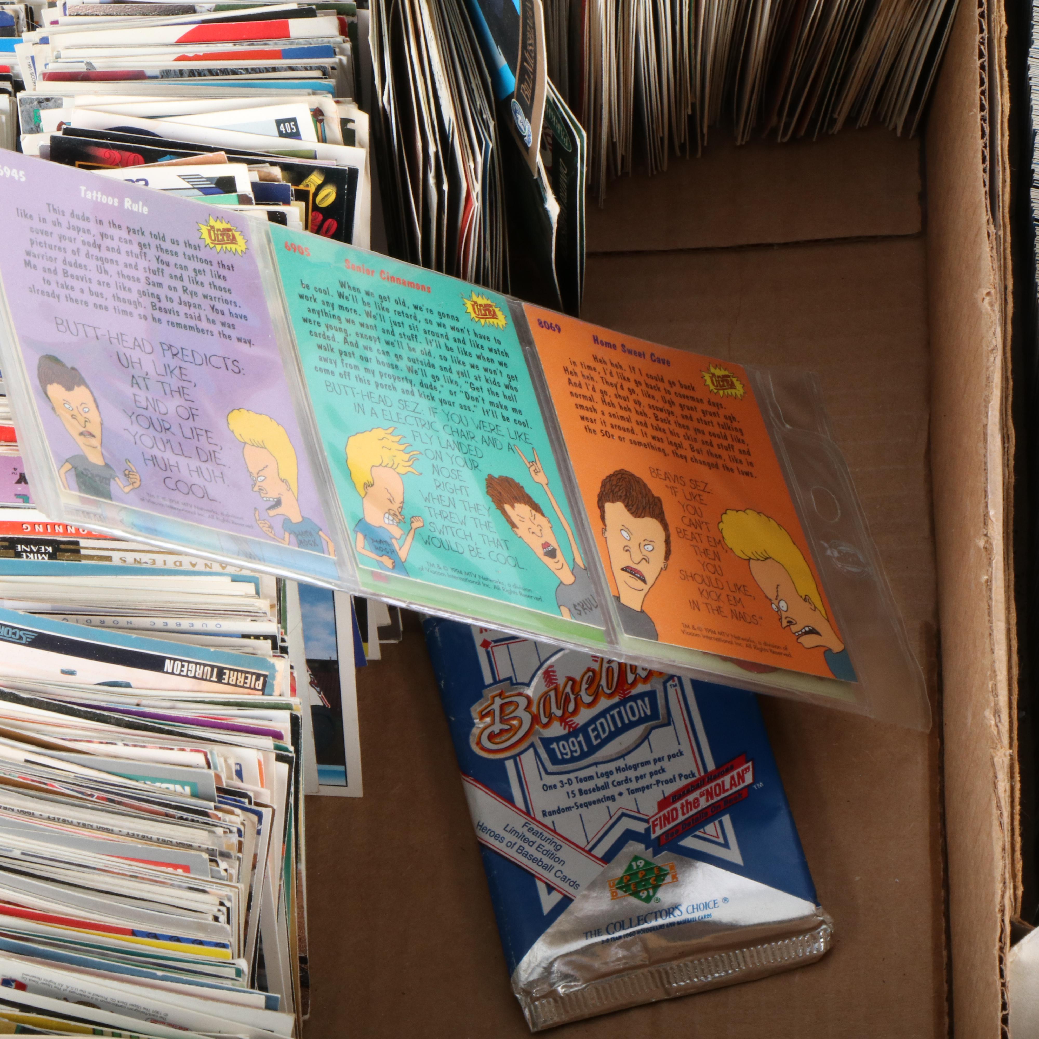 Fleer with Other Sports Cards Featuring Michael Jordan, Nolan Ryan, and More