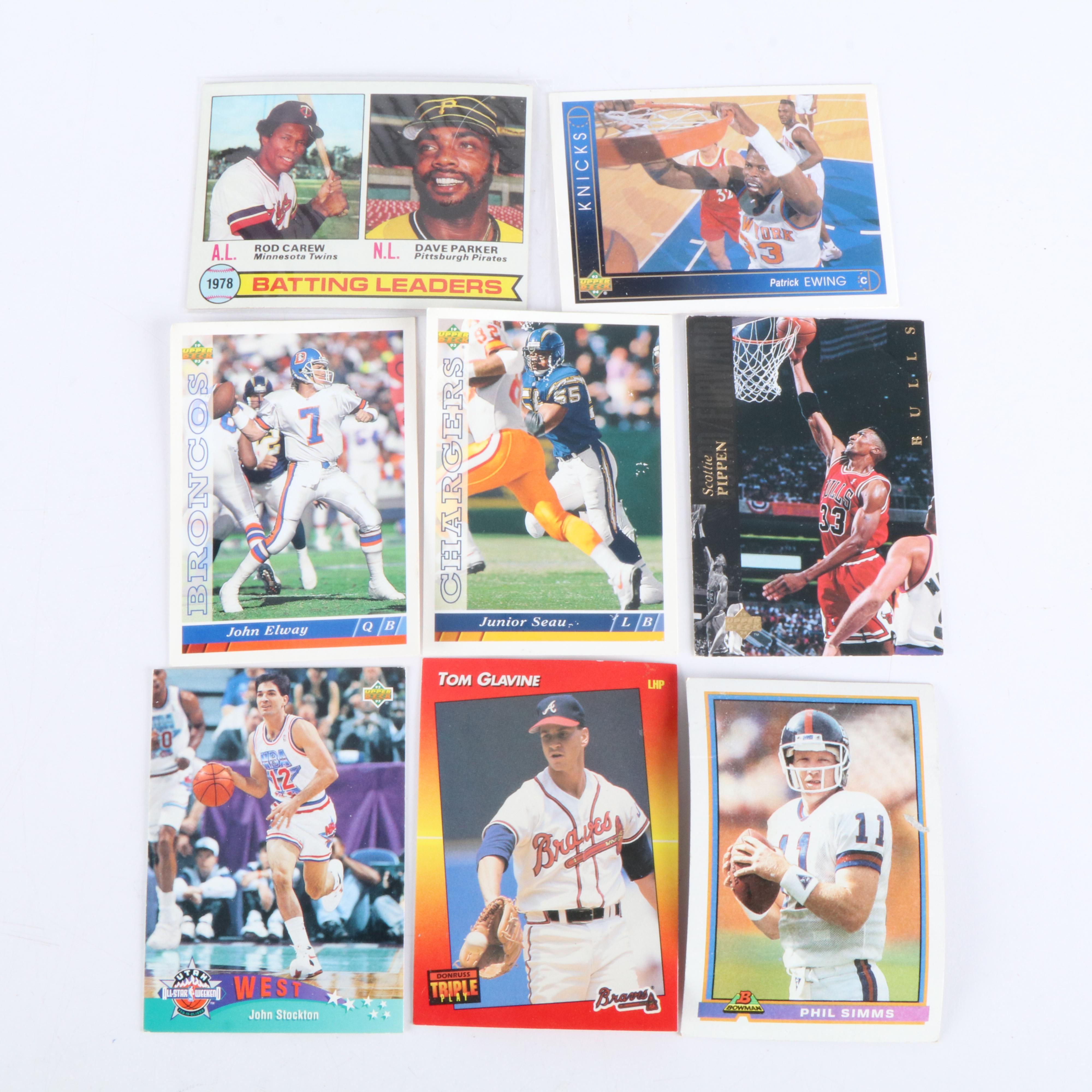 Fleer with Other Sports Cards Featuring Michael Jordan, Nolan Ryan, and More
