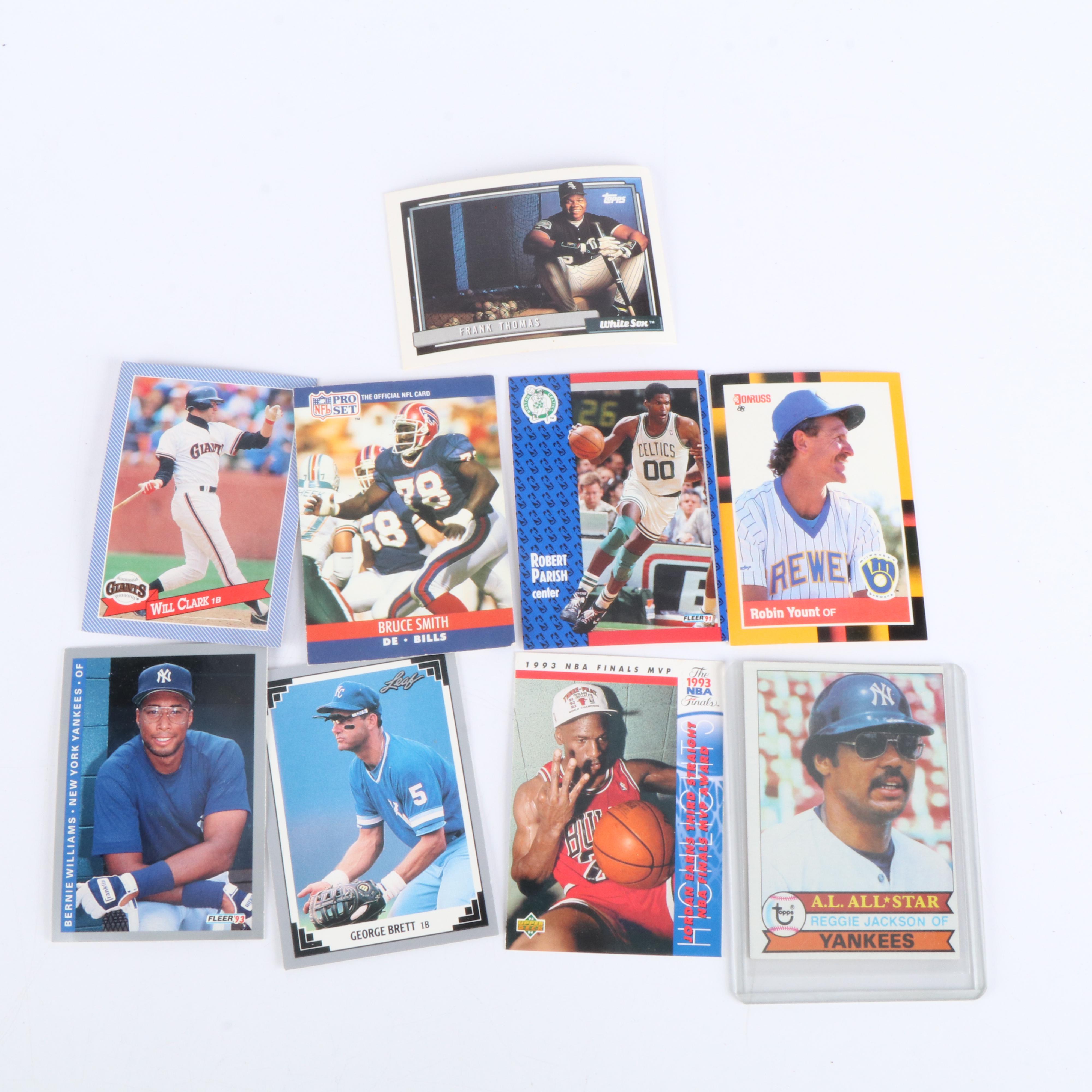 Fleer with Other Sports Cards Featuring Michael Jordan, Nolan Ryan, and More
