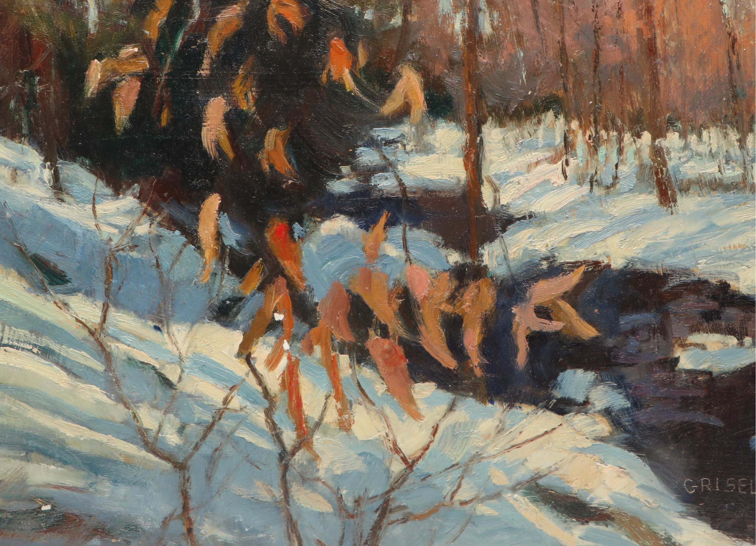 Susan Grisell Winter Landscape Oil Painting