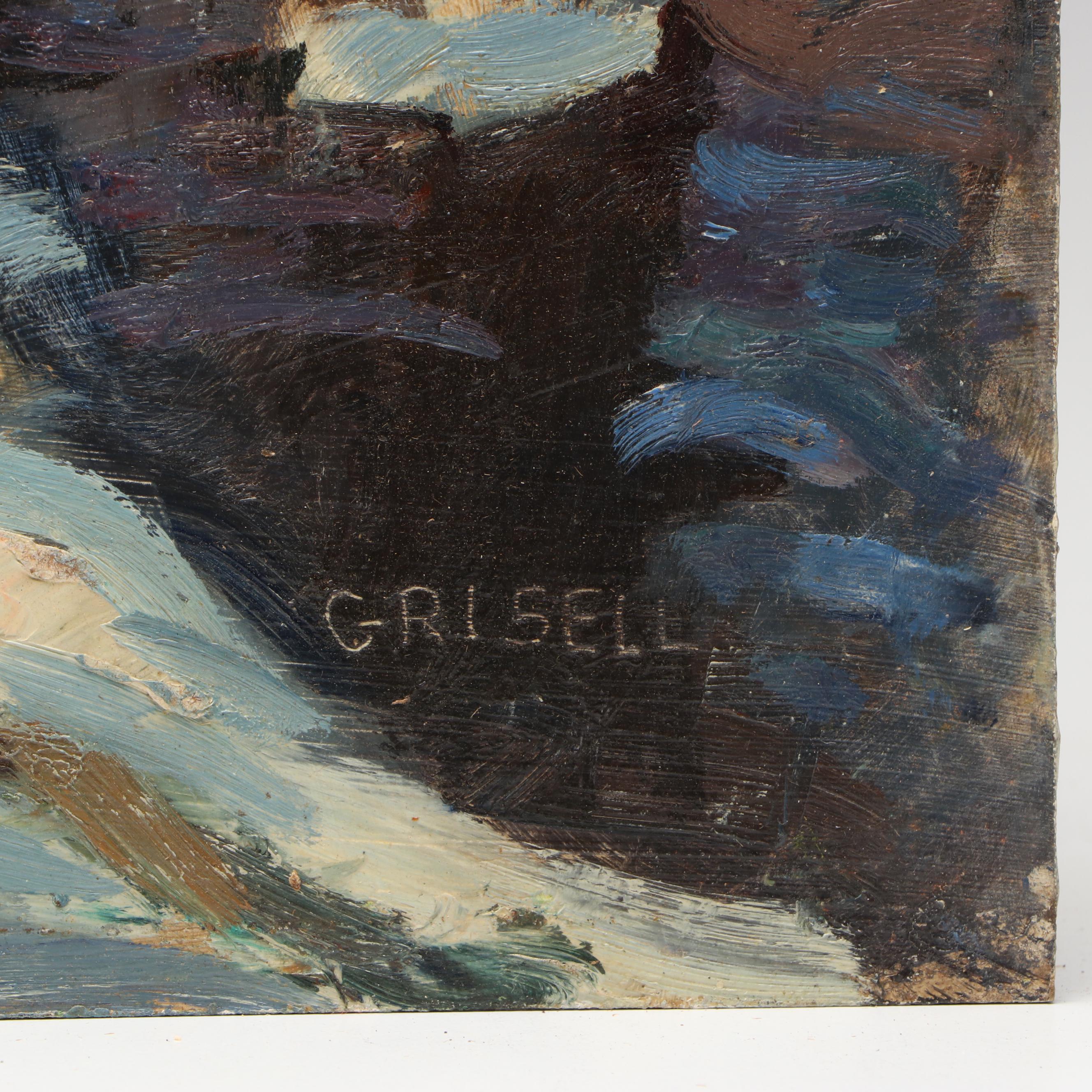 Susan Grisell Winter Landscape Oil Painting