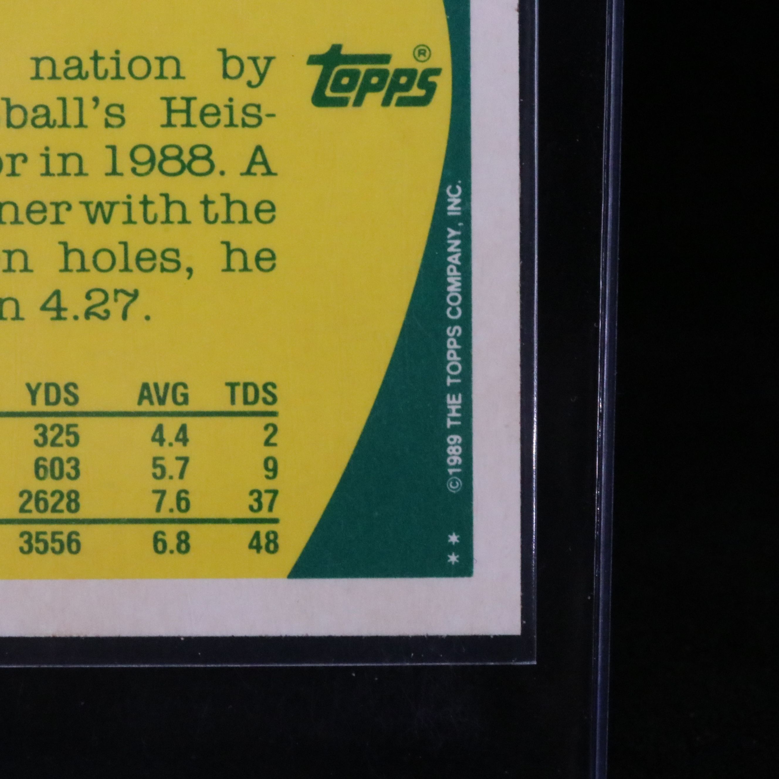 1989 Topps Traded Barry Sanders Detroit Lions Rookie Football Card