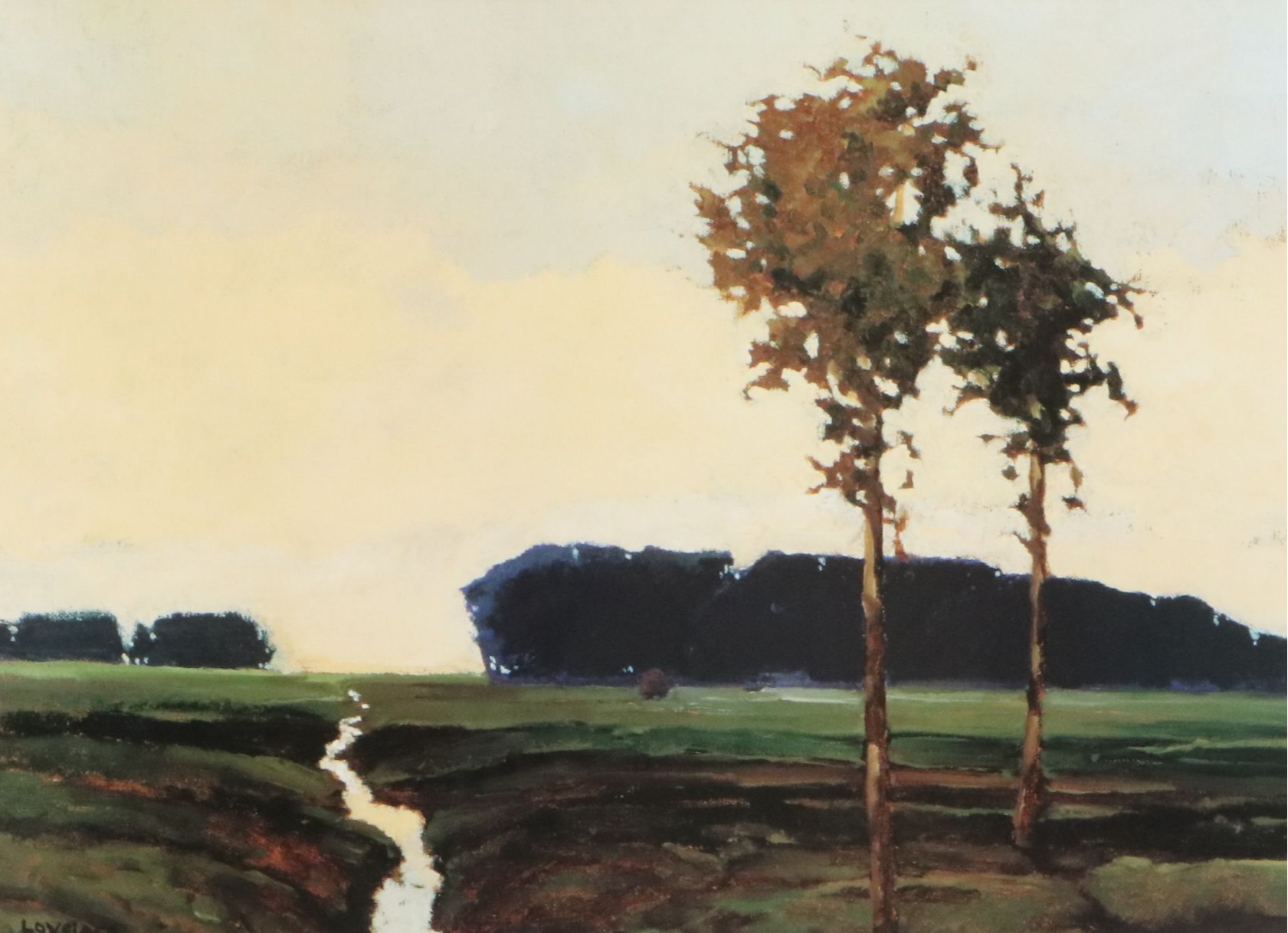 Offset Lithograph After Kent Lovelace "Madison Valley, September"