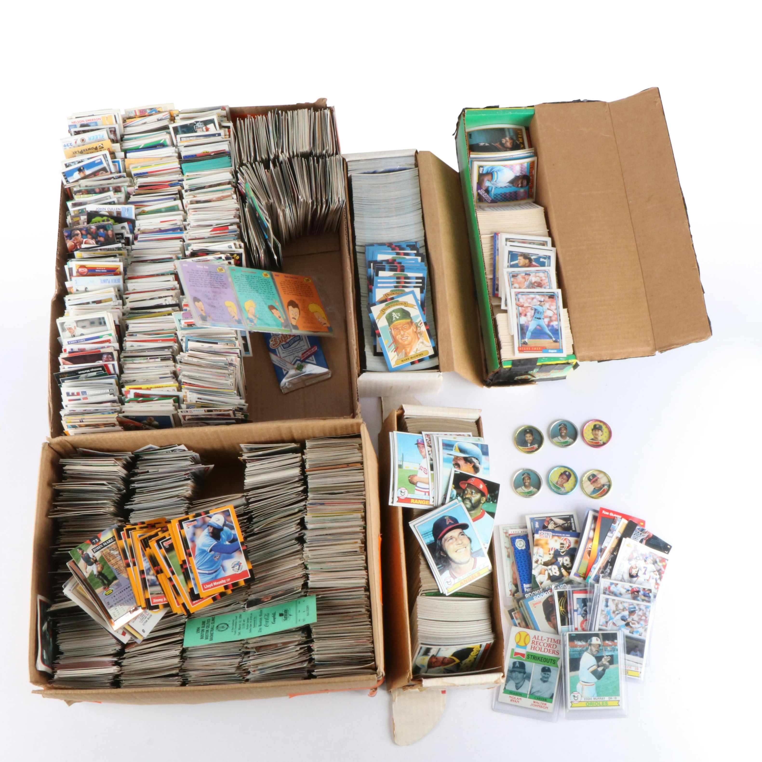 Fleer with Other Sports Cards Featuring Michael Jordan, Nolan Ryan, and More