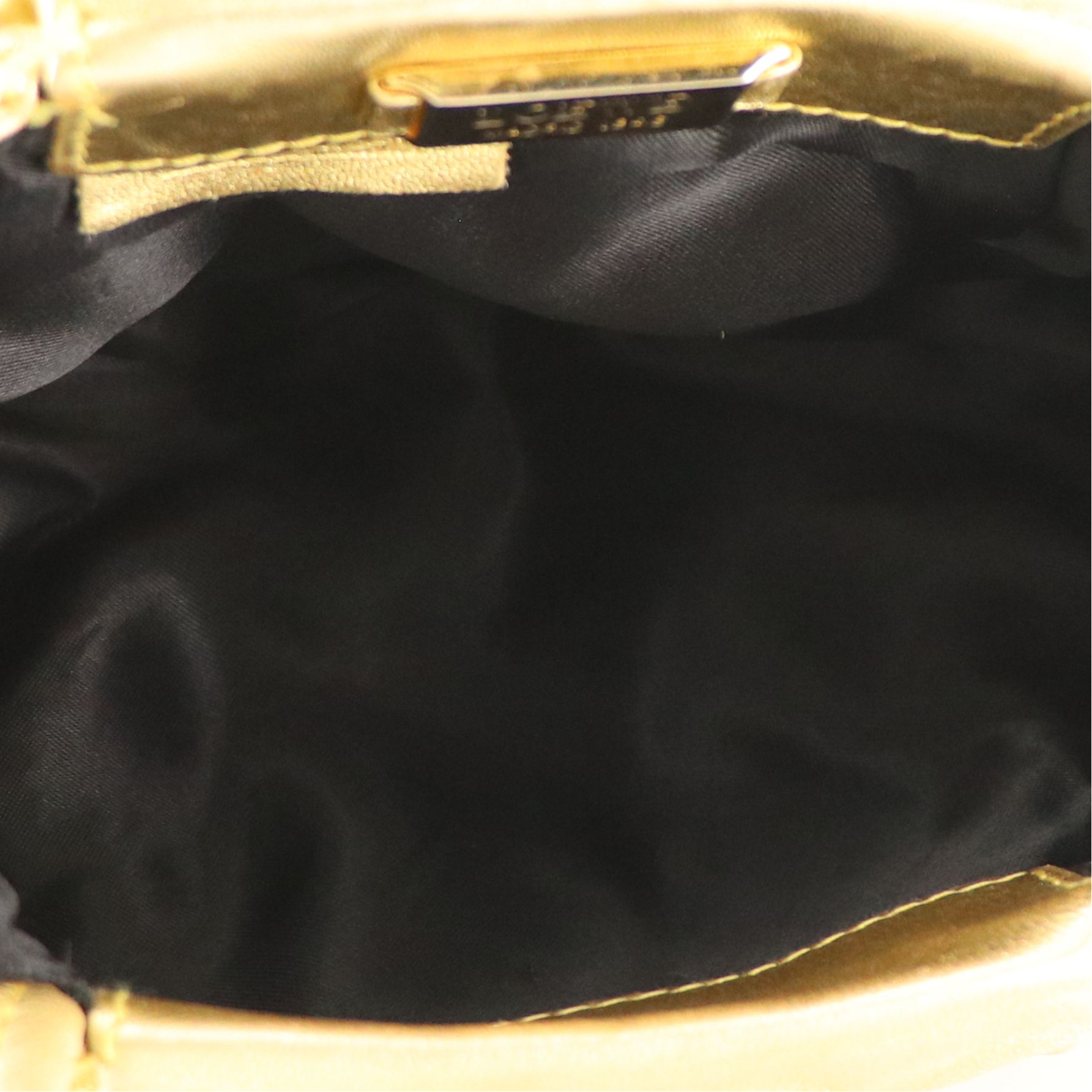 Loewe Mini Tassel Crossbody in Metallic Gold Calfskin Leather