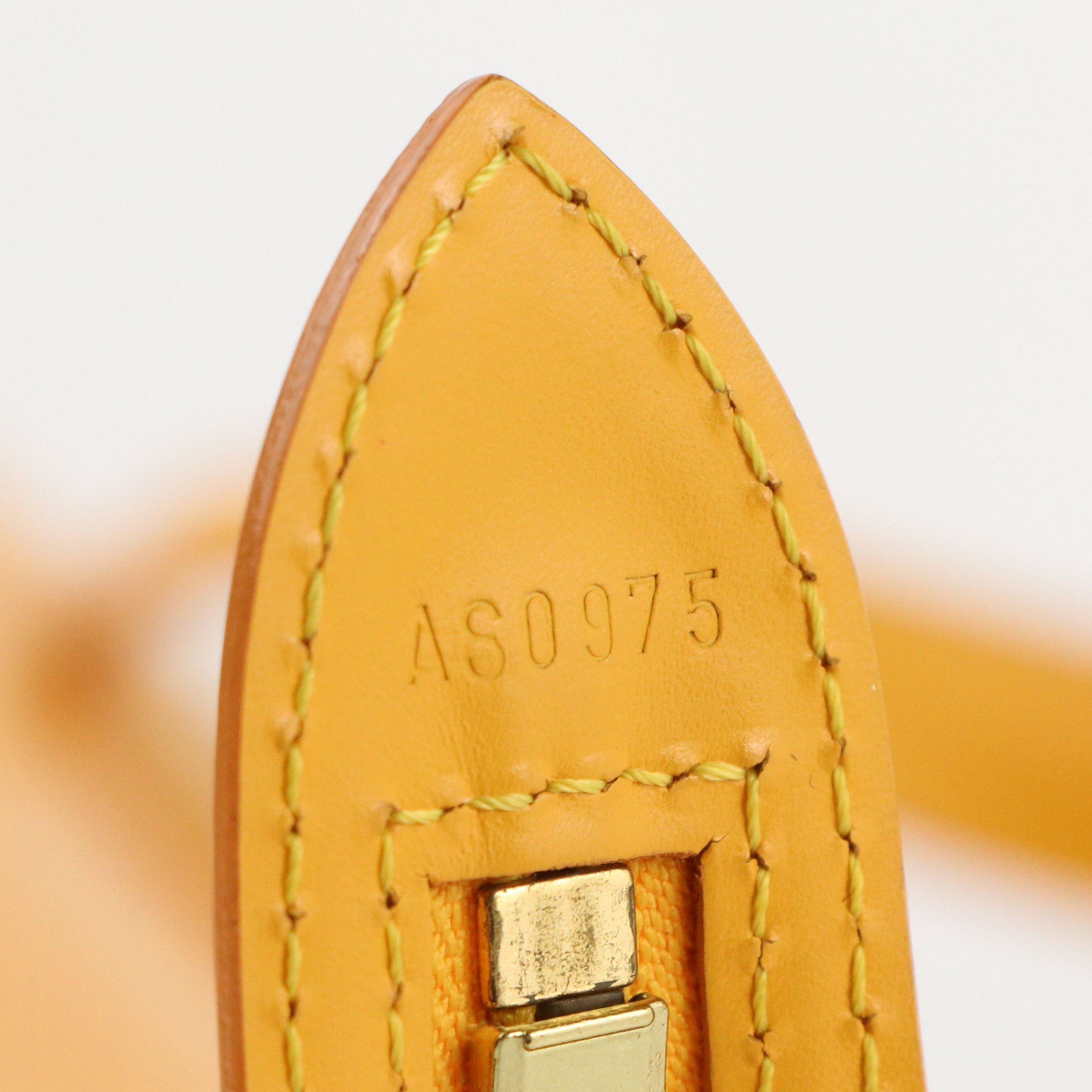 Louis Vuitton Saint Jacques GM in Tassil Yellow Epi Leather