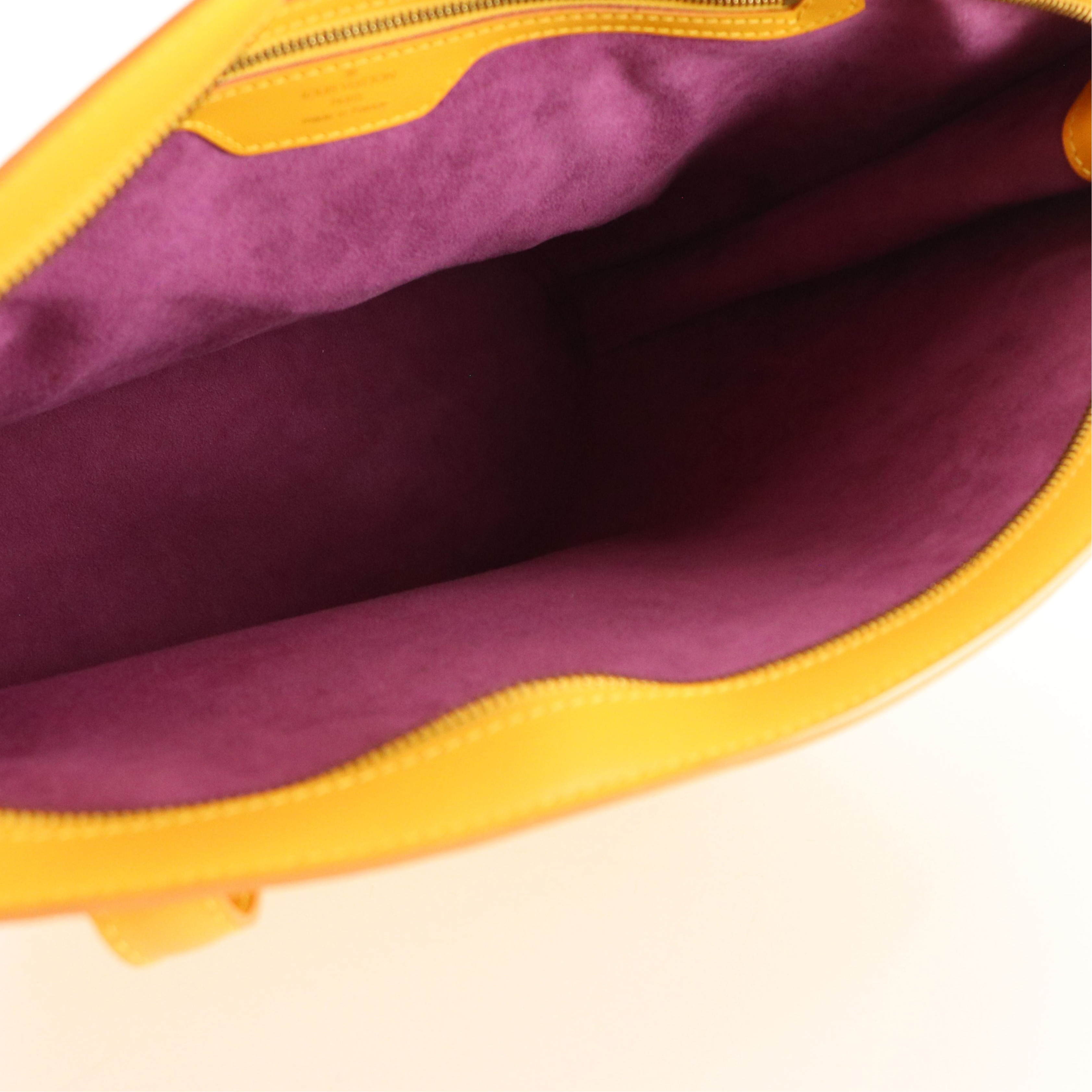 Louis Vuitton Saint Jacques GM in Tassil Yellow Epi Leather