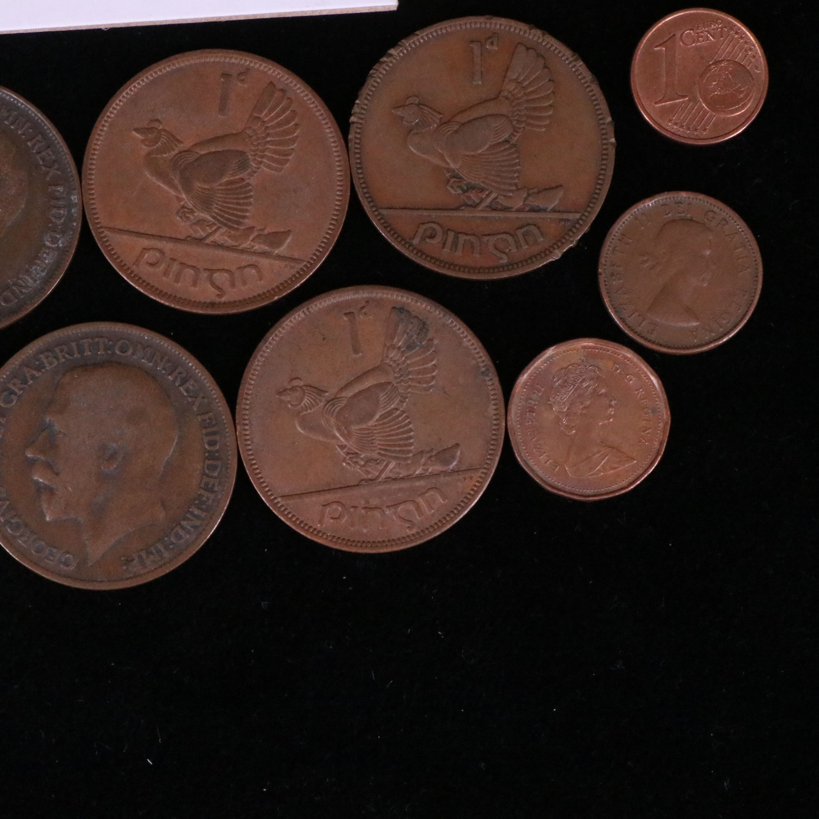 Group of Thirty-One Foreign Coins with Silver