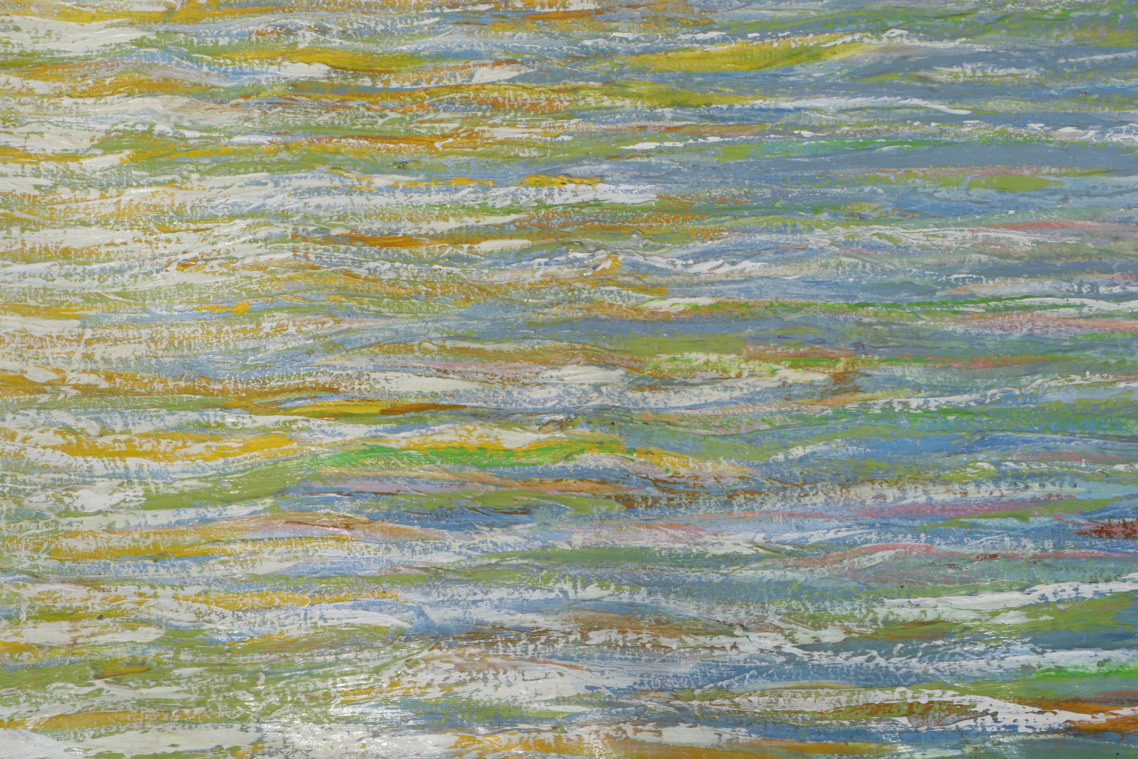 Howard Storm Monumental Acrylic Painting on Canvas "Sea & Mountain," 1970