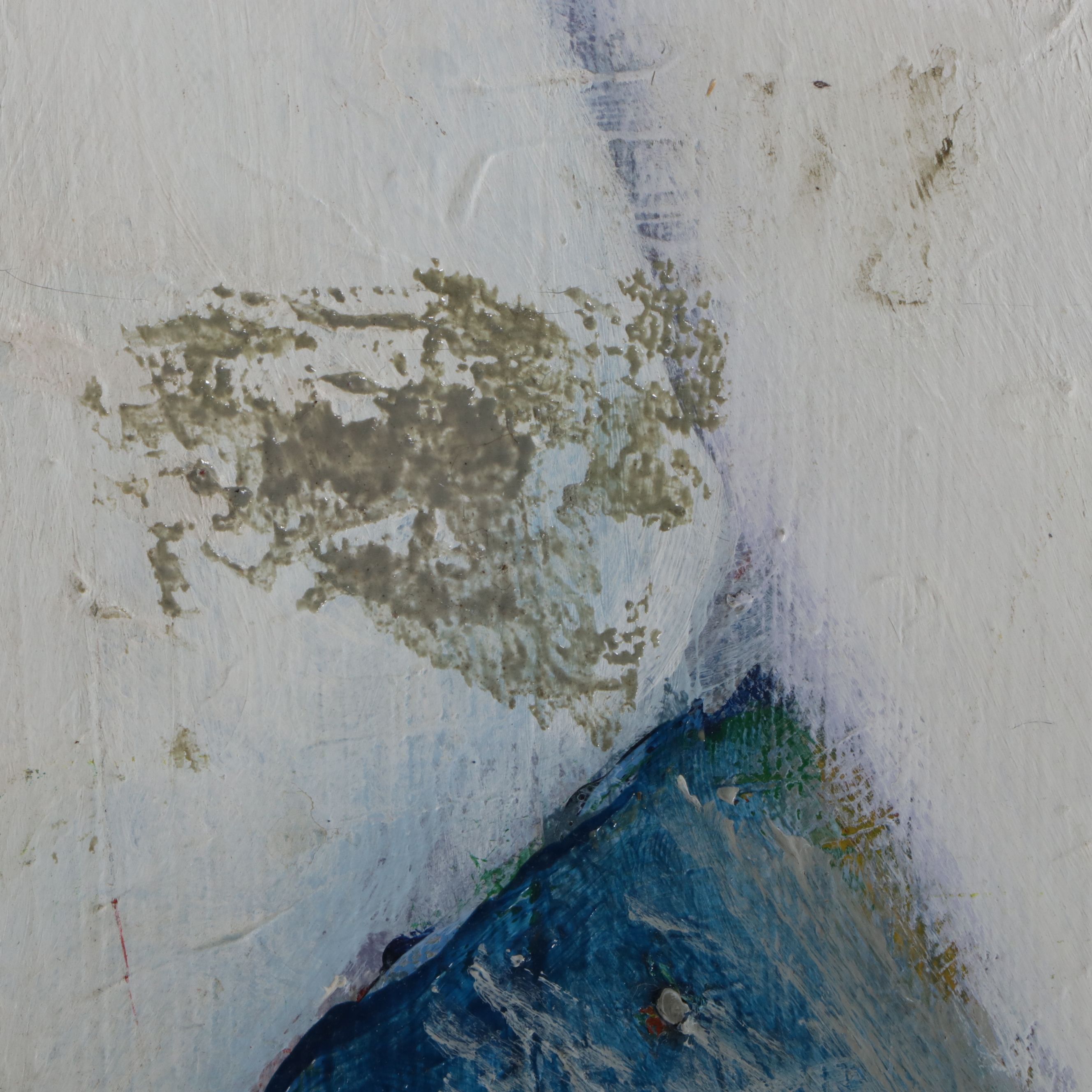 Howard Storm Monumental Acrylic Painting on Canvas "Sea & Mountain," 1970