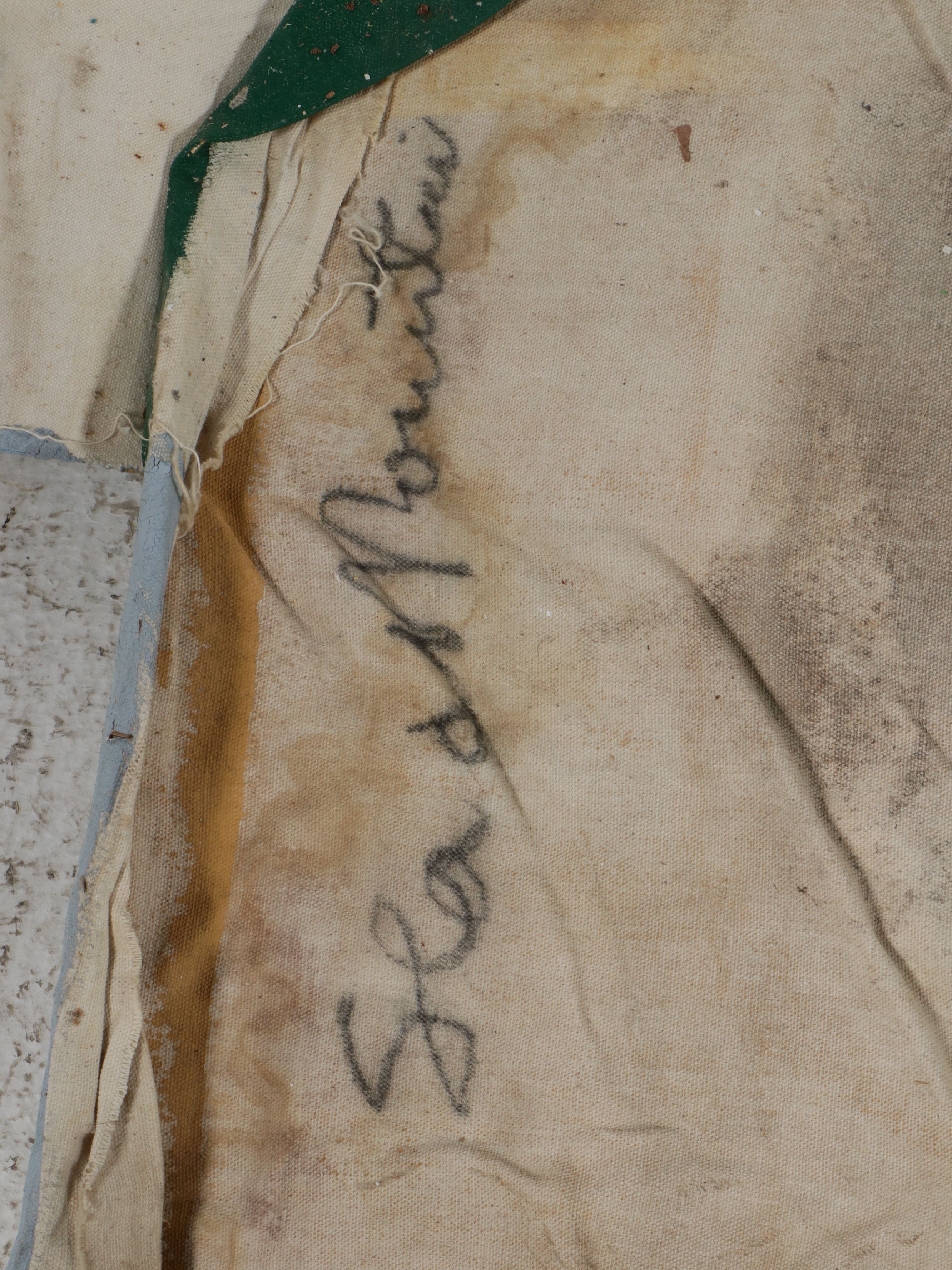 Howard Storm Monumental Acrylic Painting on Canvas "Sea & Mountain," 1970