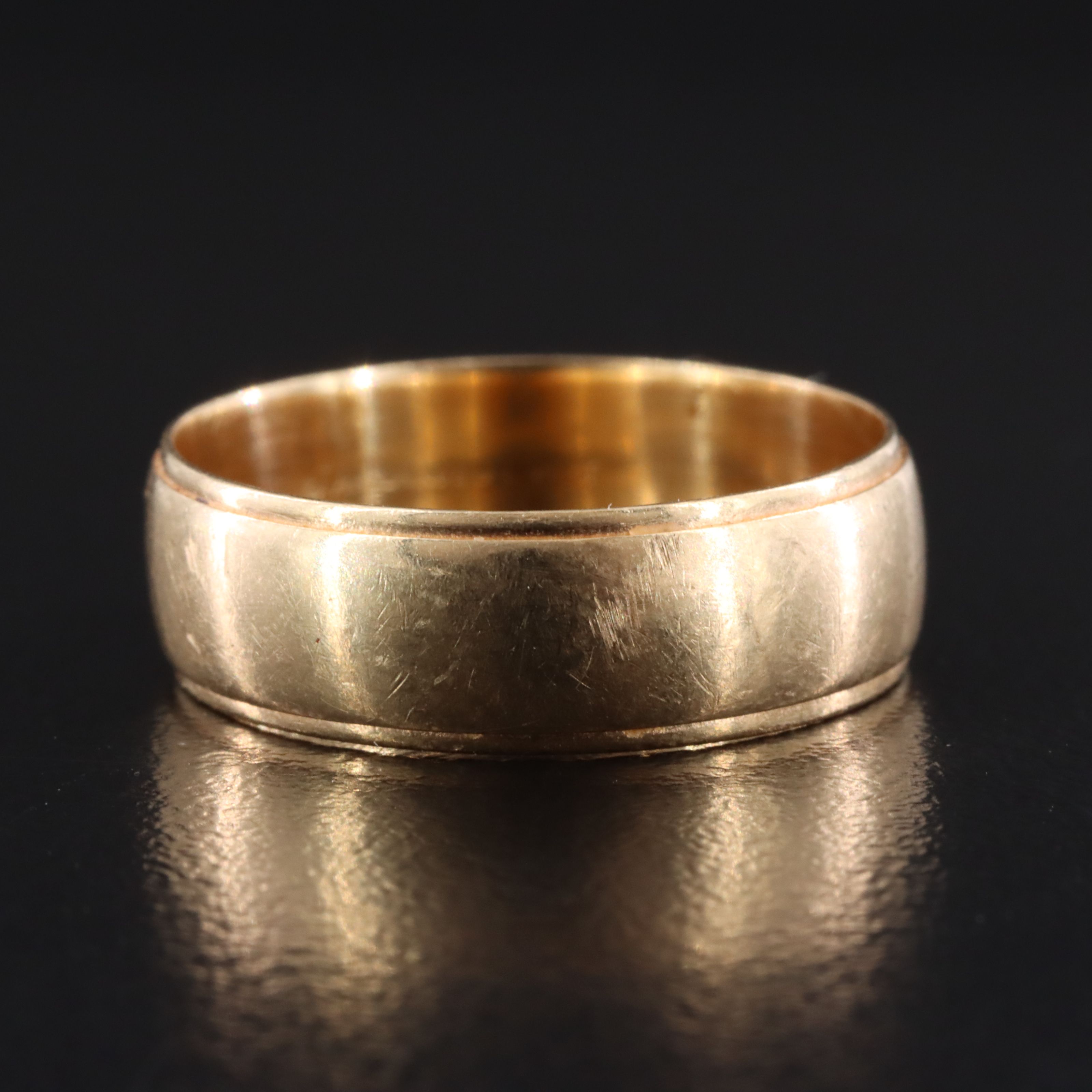 Vintage ArtCarved 14K Ridged Ring
