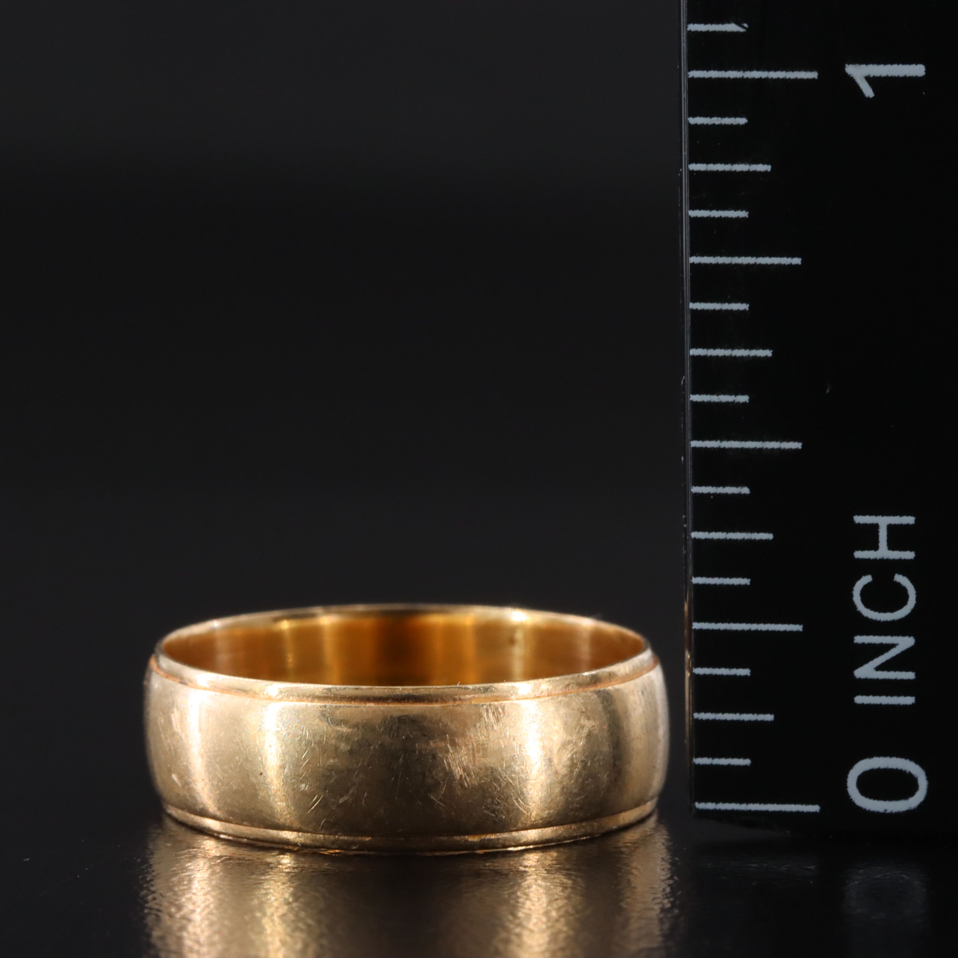 Vintage ArtCarved 14K Ridged Ring