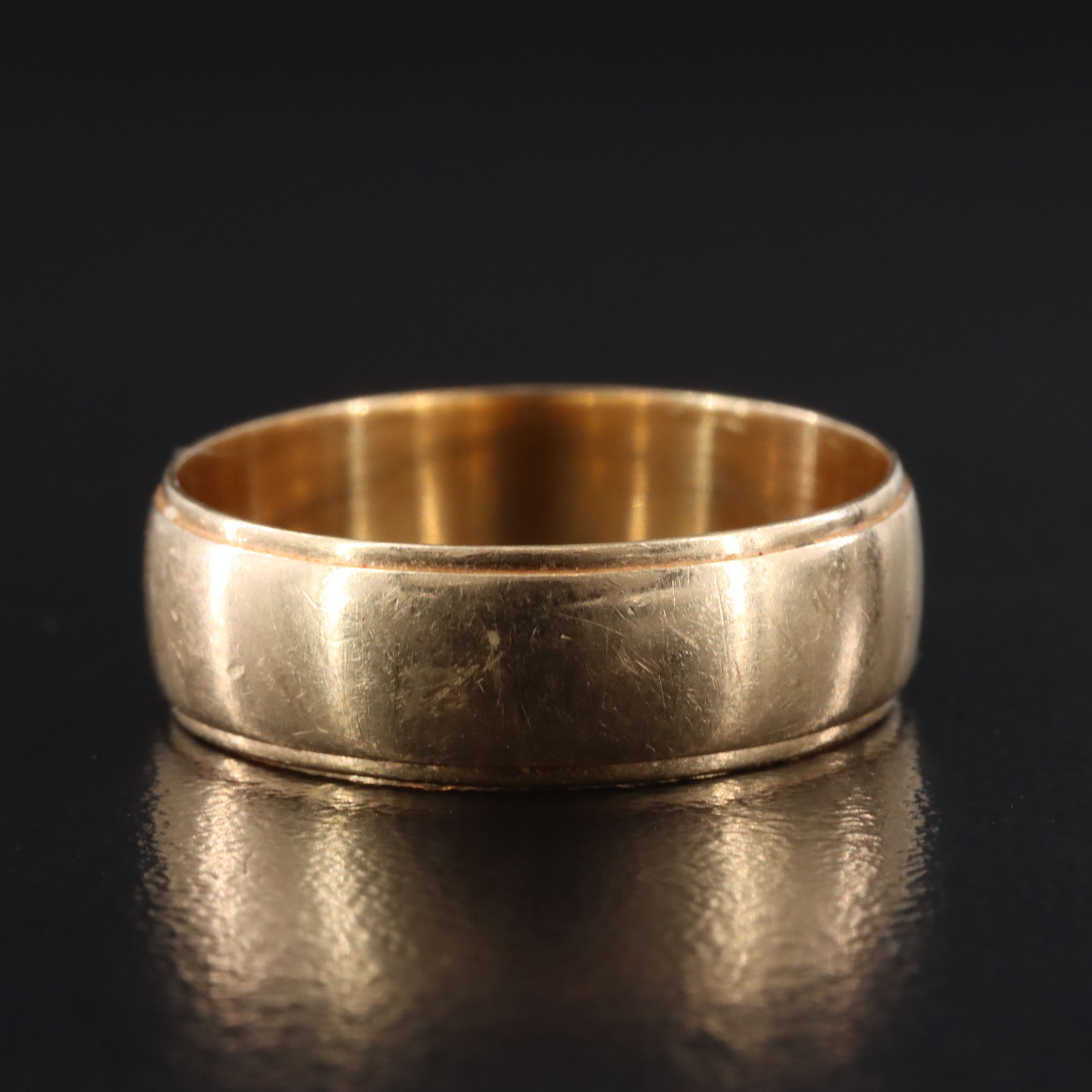 Vintage ArtCarved 14K Ridged Ring