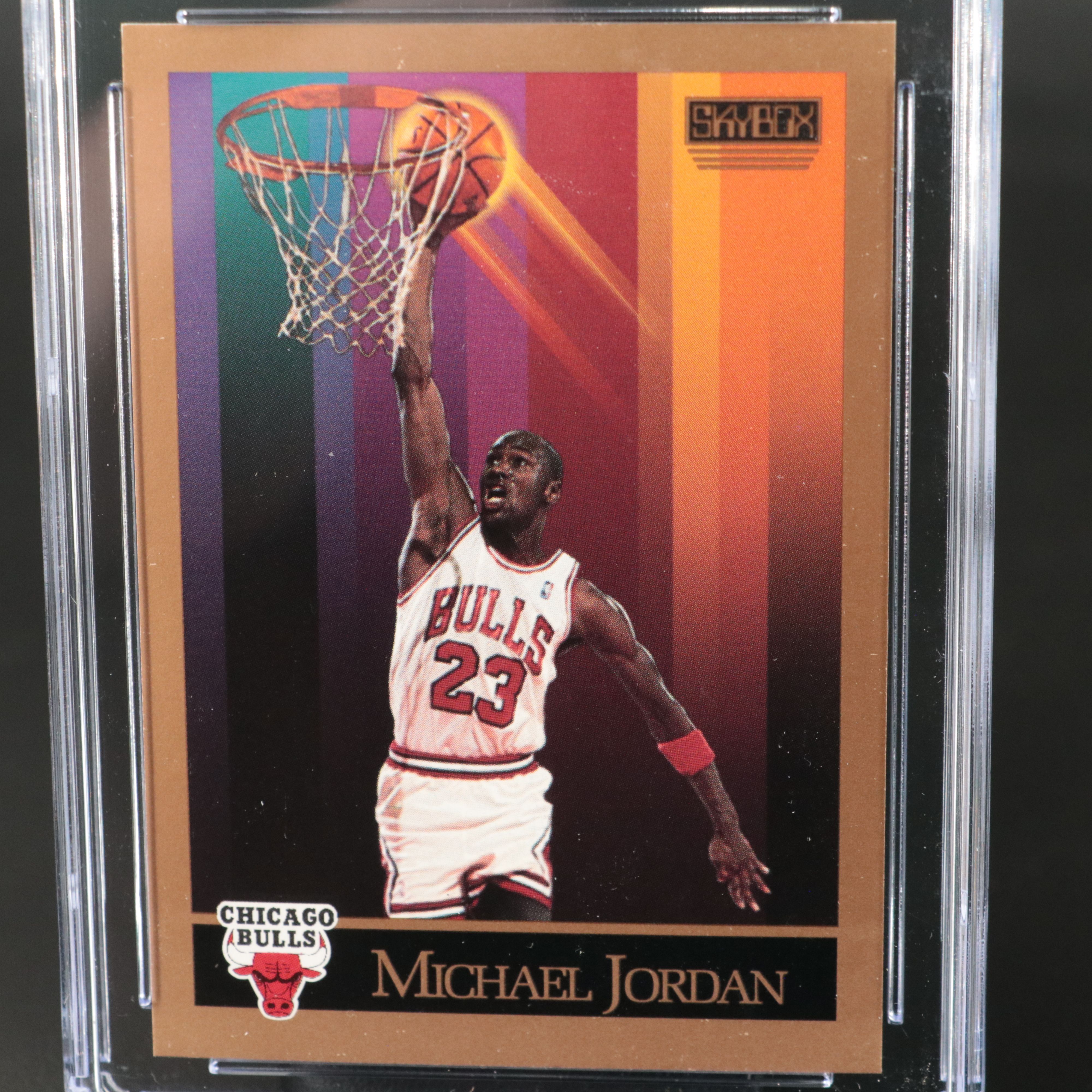 1990–91 Skybox Michael Jordan Chicago Bulls Basketball Card Graded CSG 9