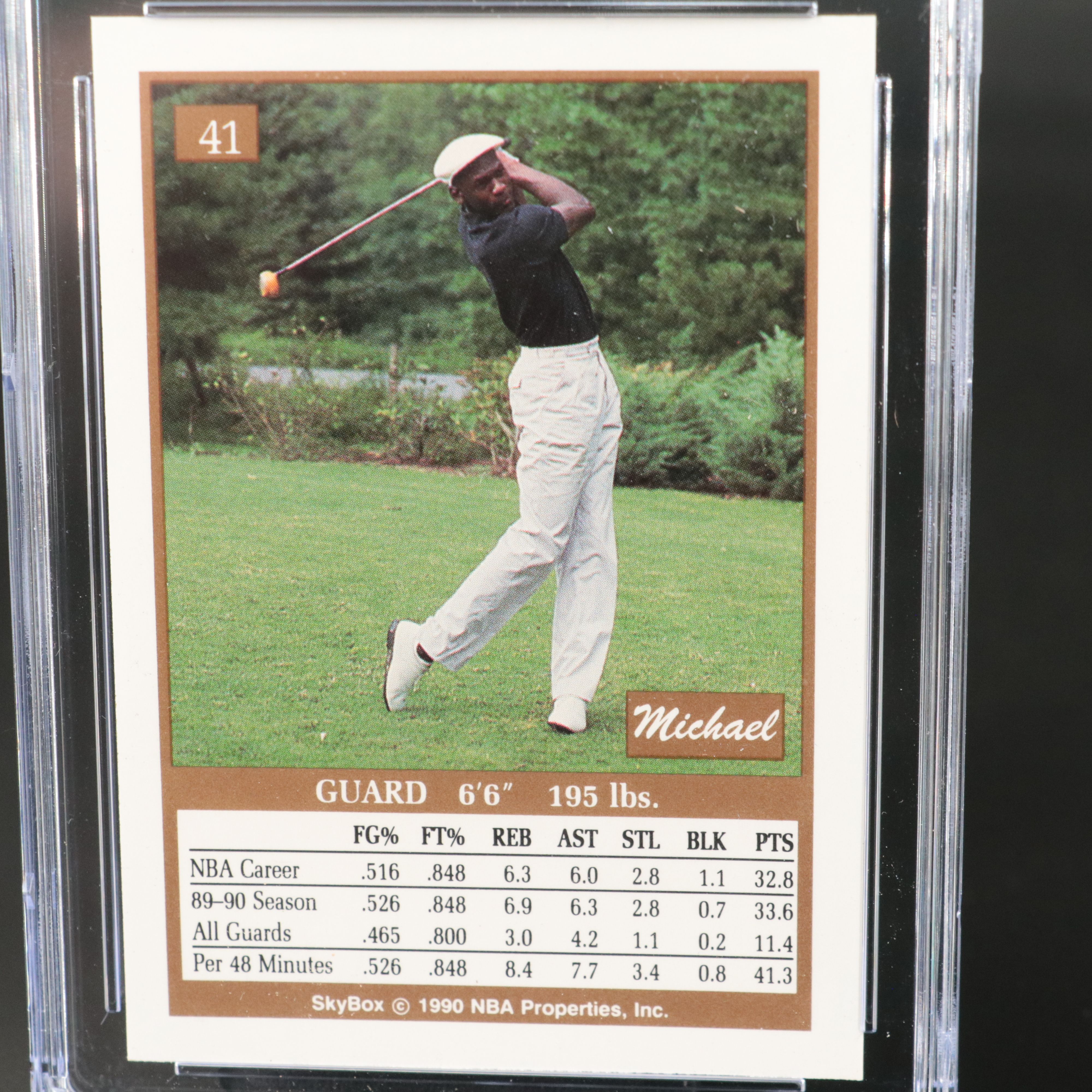 1990–91 Skybox Michael Jordan Chicago Bulls Basketball Card Graded CSG 9