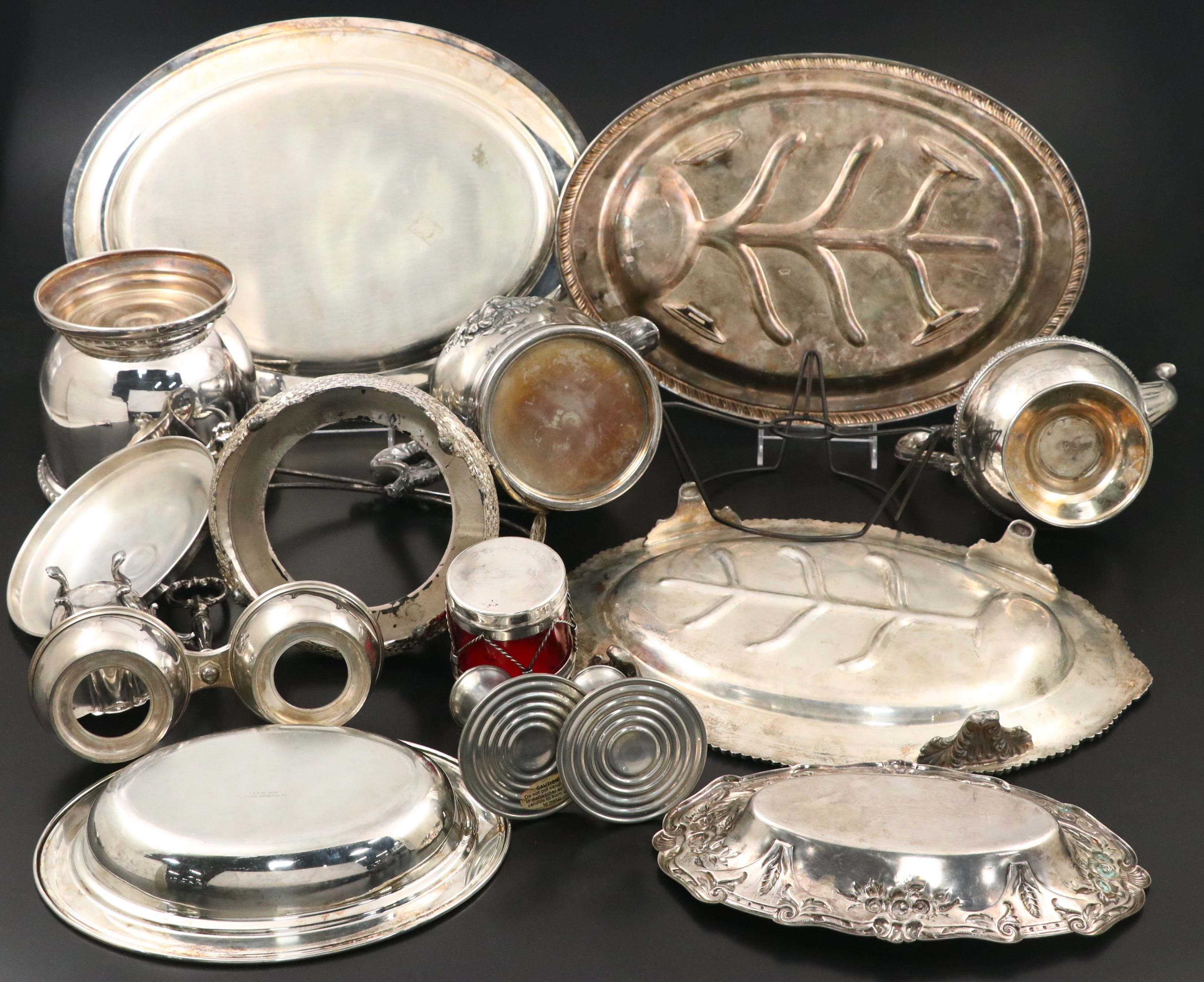 Wm. Rogers with Other Silver Plate Flatware, Table Accessories and Serveware