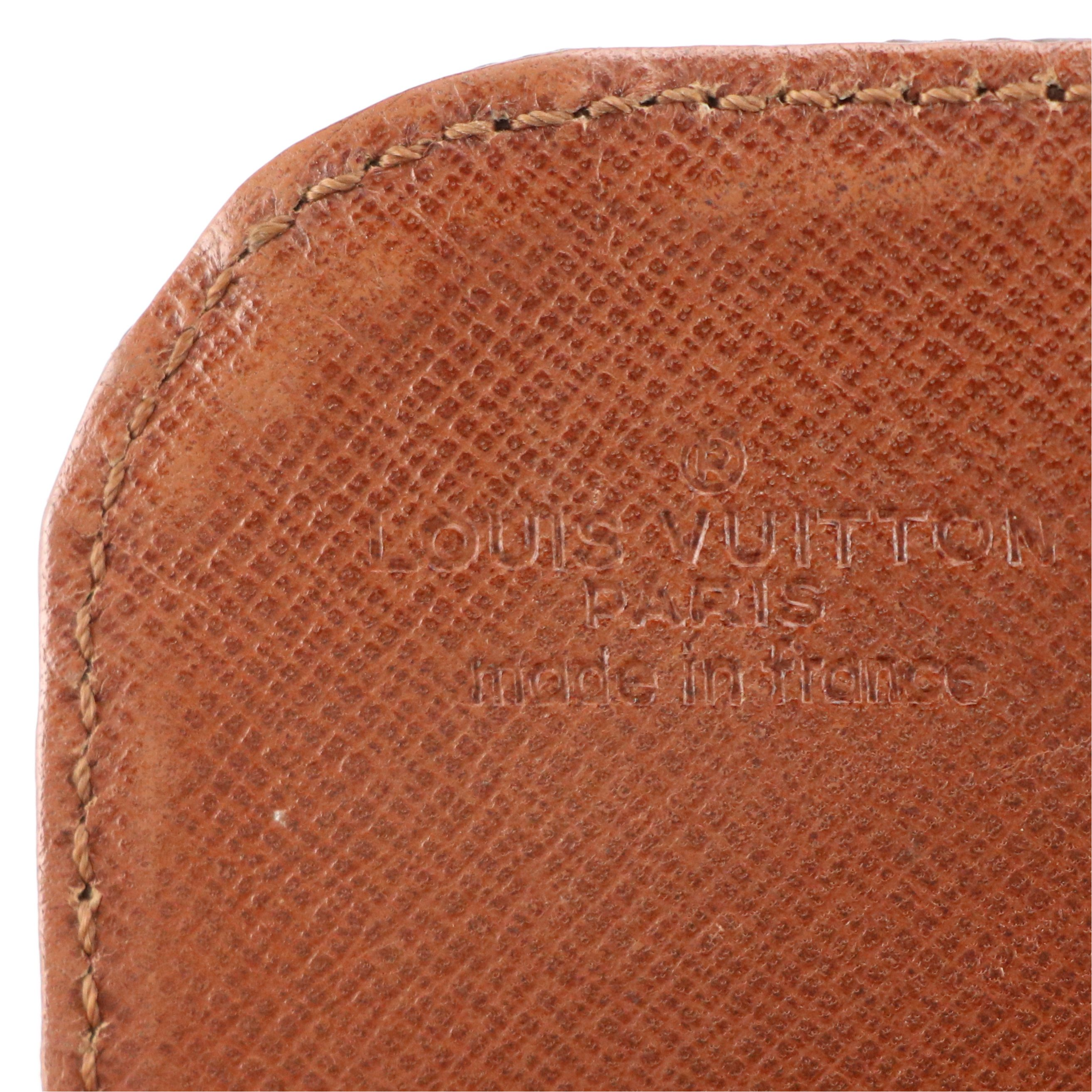 Louis Vuitton Cartouchiere Crossbody in Monogram Canvas and Leather