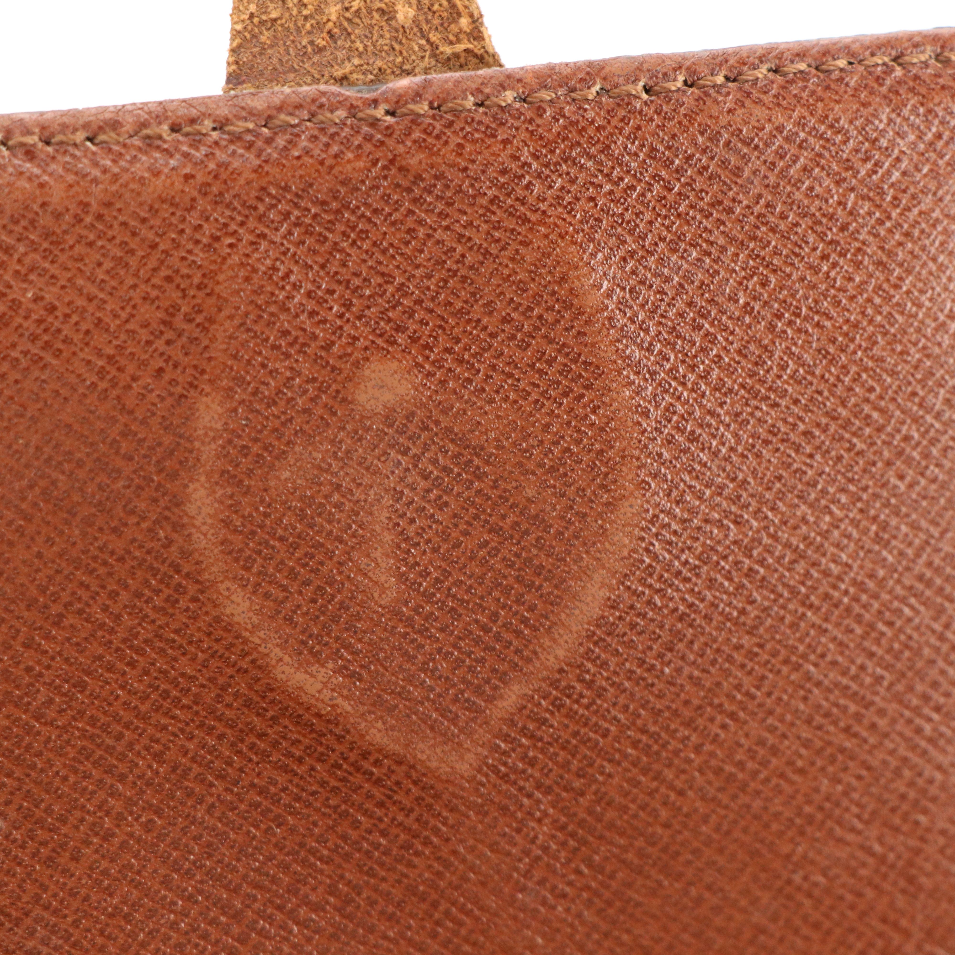 Louis Vuitton Cartouchiere Crossbody in Monogram Canvas and Leather