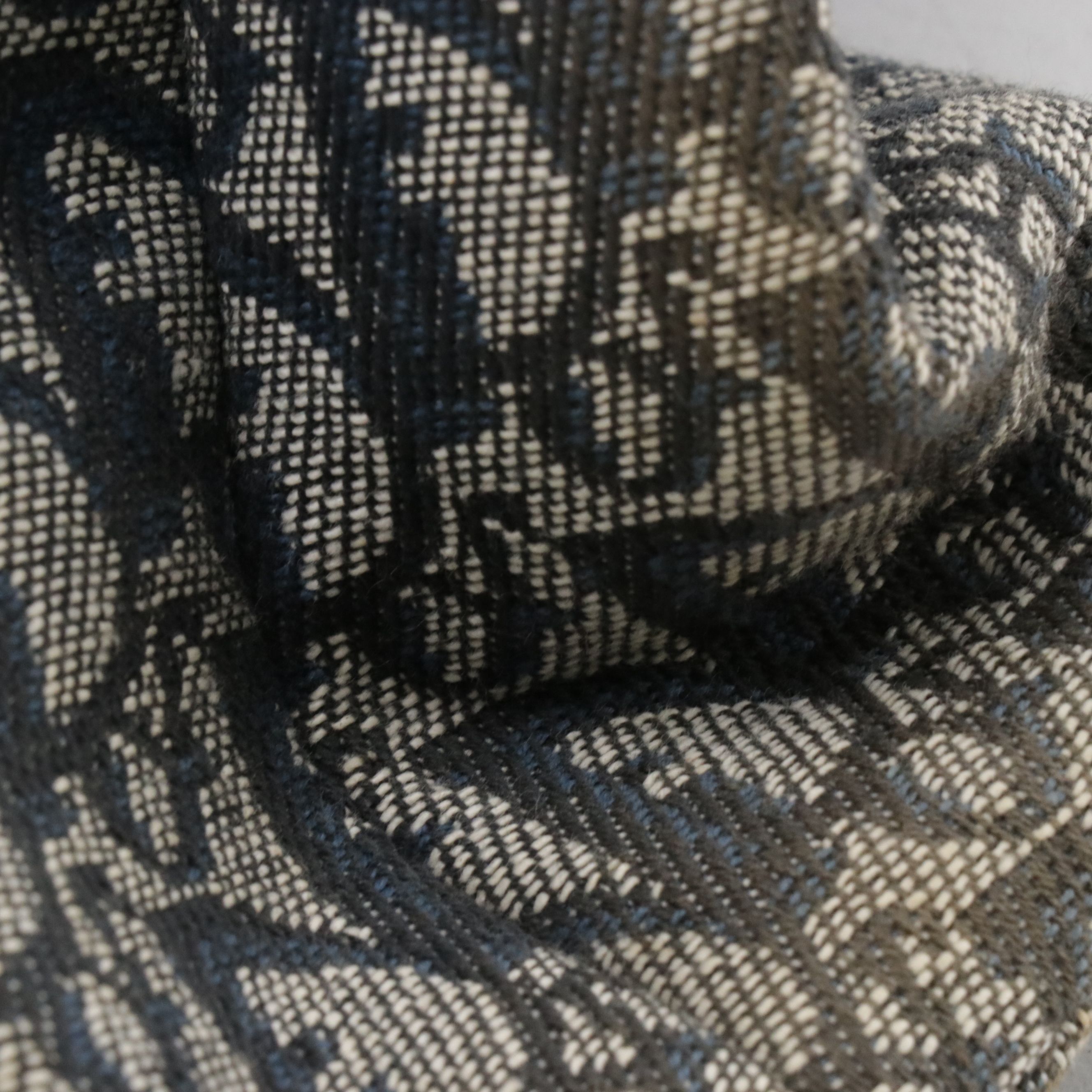 Christian Dior Vertical Tote in Navy Blue Oblique Trotter Canvas and Leather